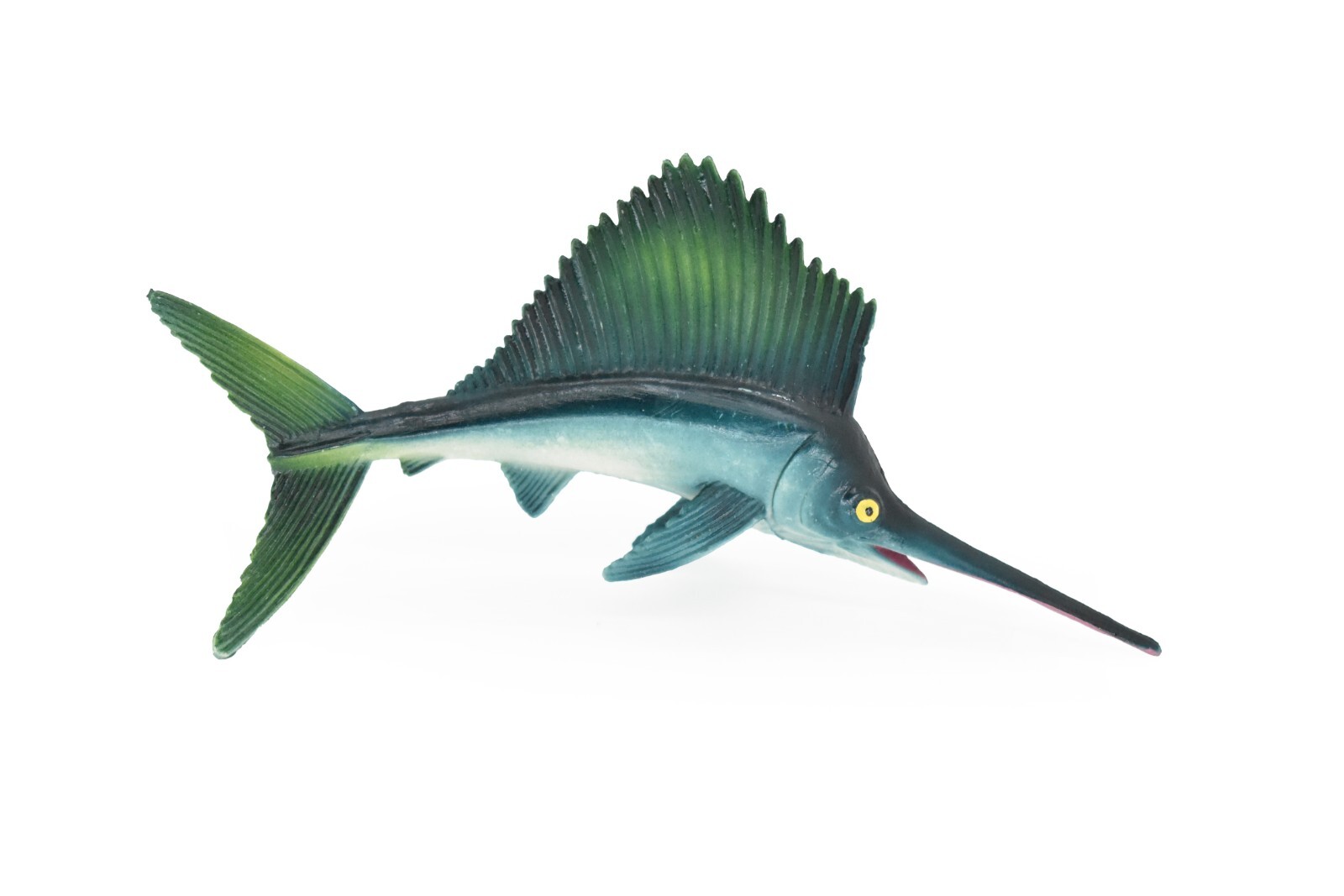 Sailfish, Billfish, Very Realistic Rubber Model, Hand Painted Toy Figurine