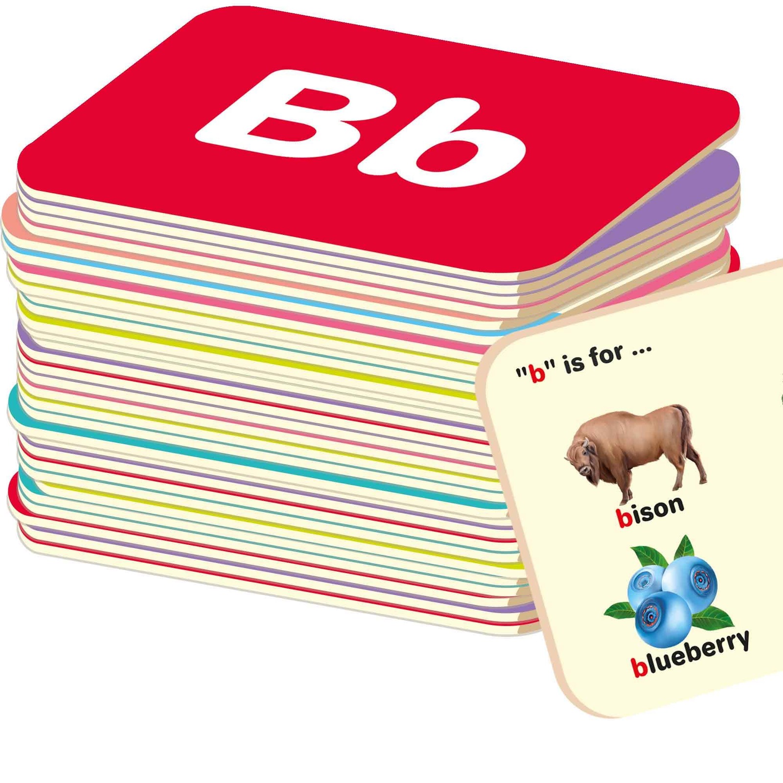 ABC Learning Flash Cards for Toddlers 1-3 Years – 120 Flashcards for Kids 2-4…