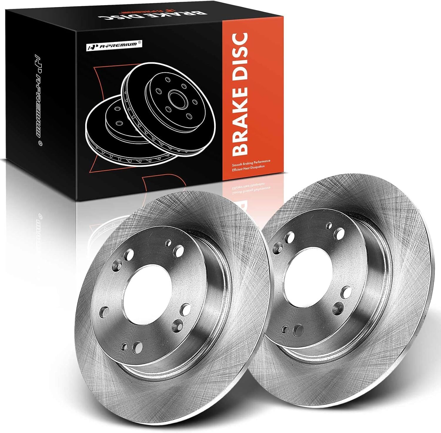 Rear Solid APM 10.24 inch (260mm) Rear Solid Disc Brake Rotors Compatible