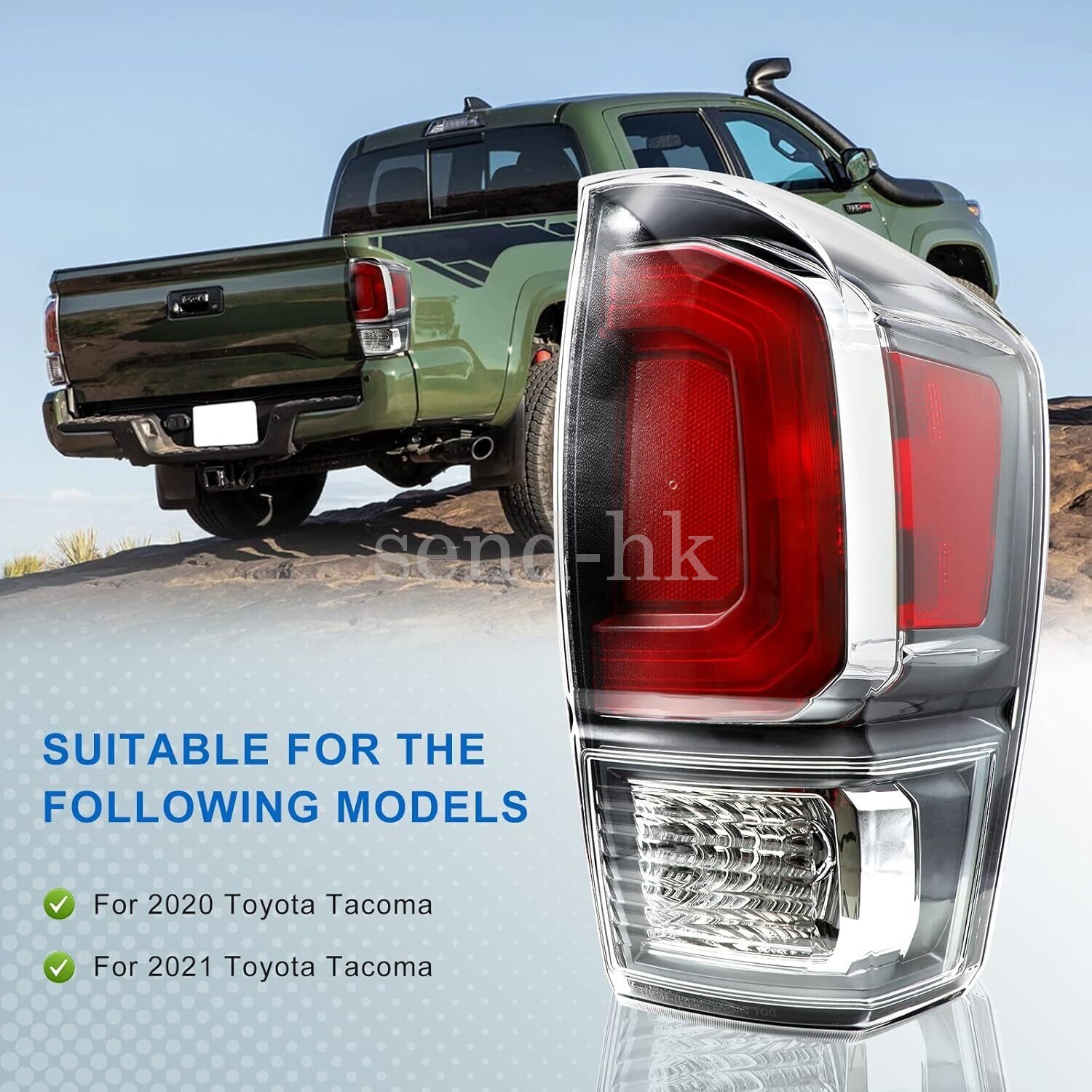 Tail Light Assembly Right Passenger Side 81550-04210 For 2020-2021 Toyota Tacoma