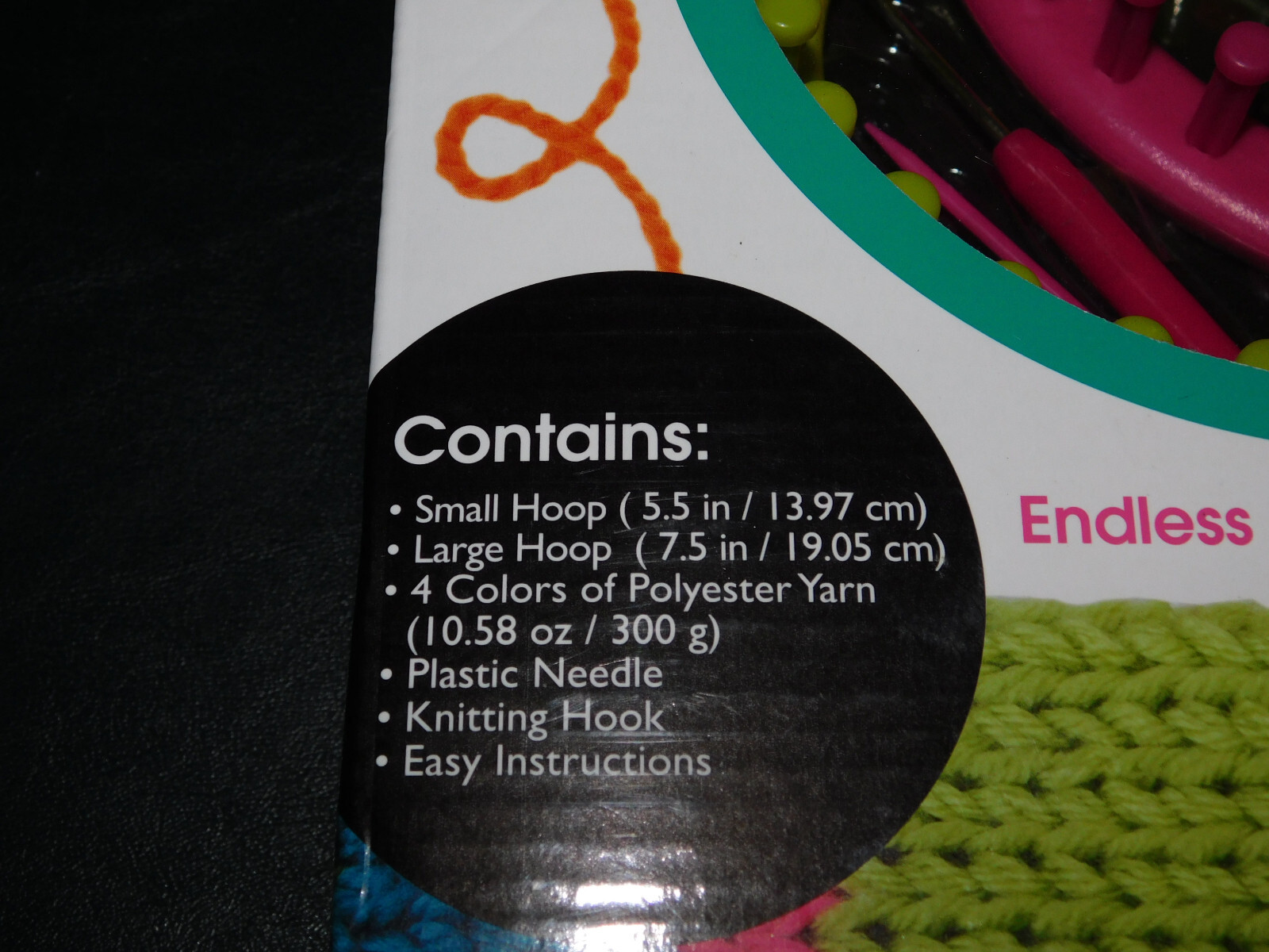 ALEX Toys Craft Ultimate Hoop Yarn Knitting Set Bright Colors Brand New Sealed
