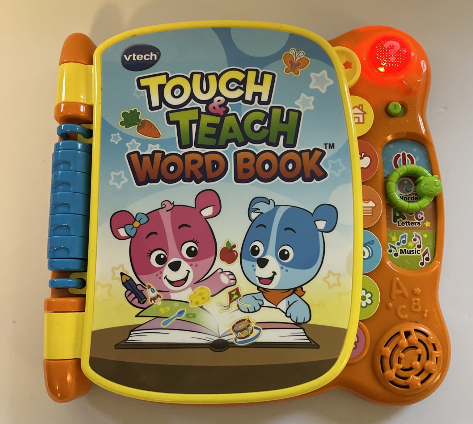 Vtech Touch and Teach Word Book #1416 Learning Works! ABCs Music Sight Words