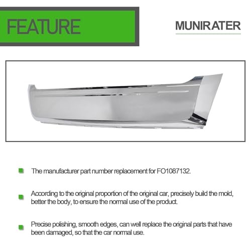 Chrome Front Lower Bumper Grille Molded Silver Plastic Replacement for 2011