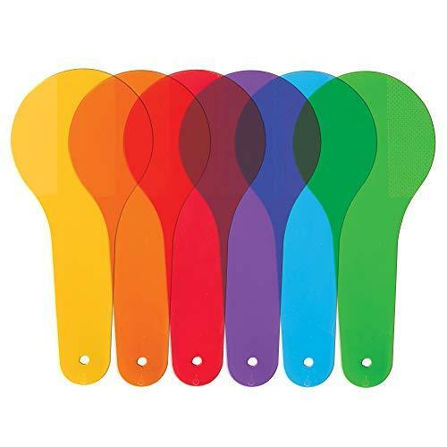 Learning Resources Primary Science Color Paddles, Set of 18 Paddles, 6 Assorted