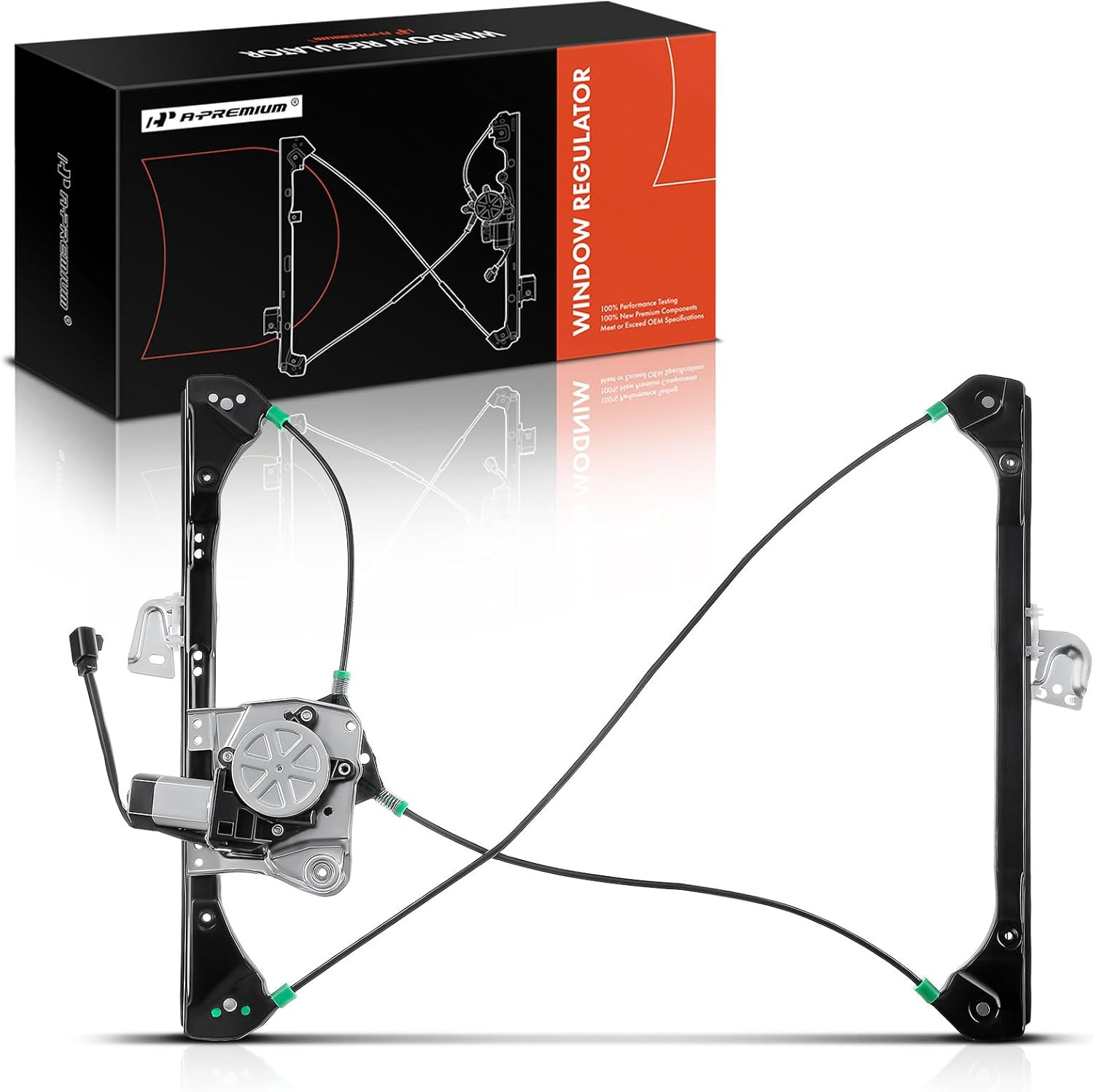 Power Window Regulator with Motor Compatible with Oldsmobile Alero Pontiac Grand