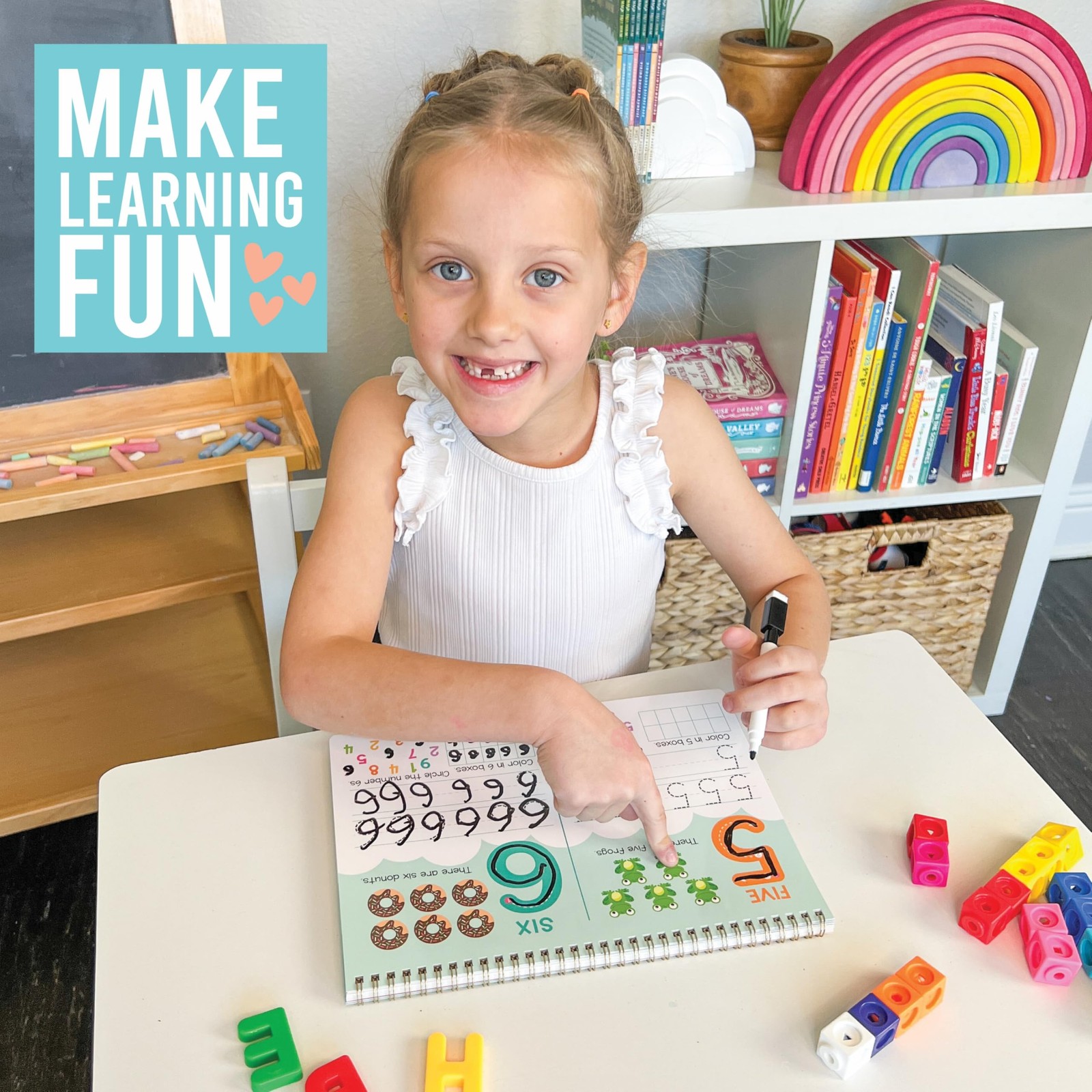 ABC Tracing Books for Kids Ages 3-5 – Dry Erase Letter Tracing for Kids Ages …