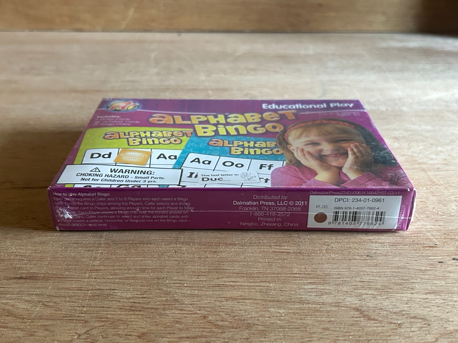 Time Bingo Alphabet Bingo Educational Play Games Factory Sealed lot Homeschool