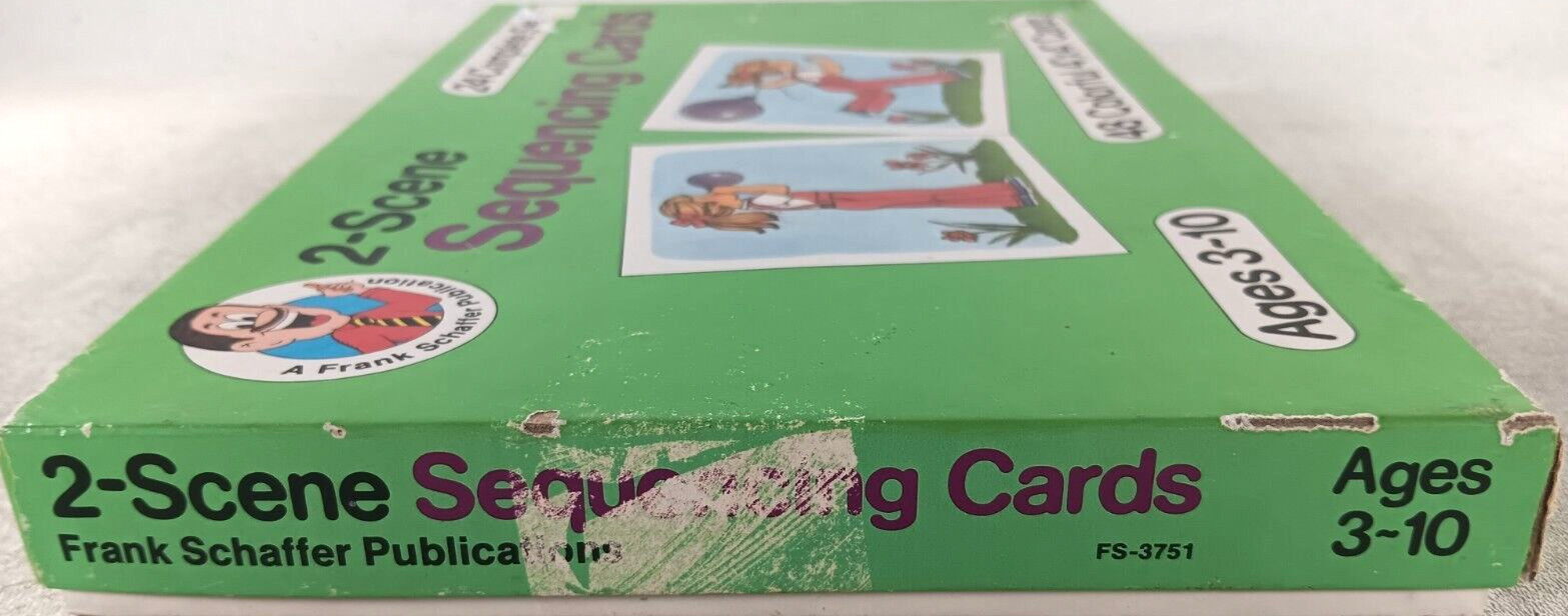 2-Scene Sequencing Cards 24 Complete Sets 48 Cards Vintage 1988 Frank Schaffer