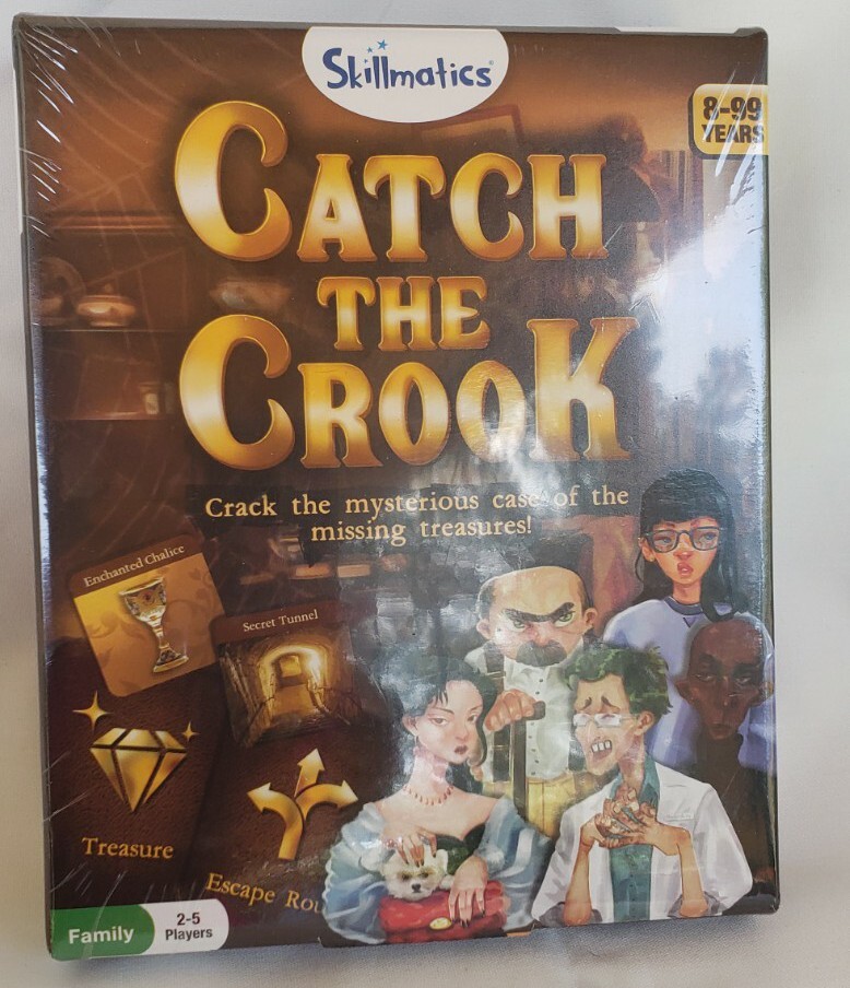 Skillmatics Board Game Catch The Crook Strategy Mystery Gift for 8 Yr Olds & Up