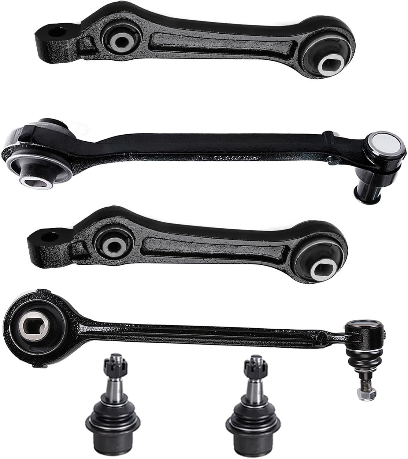 6pc Front Lower Forward Rearward Control Arm Kit for Chrysler 300 2005-2010 RWD,