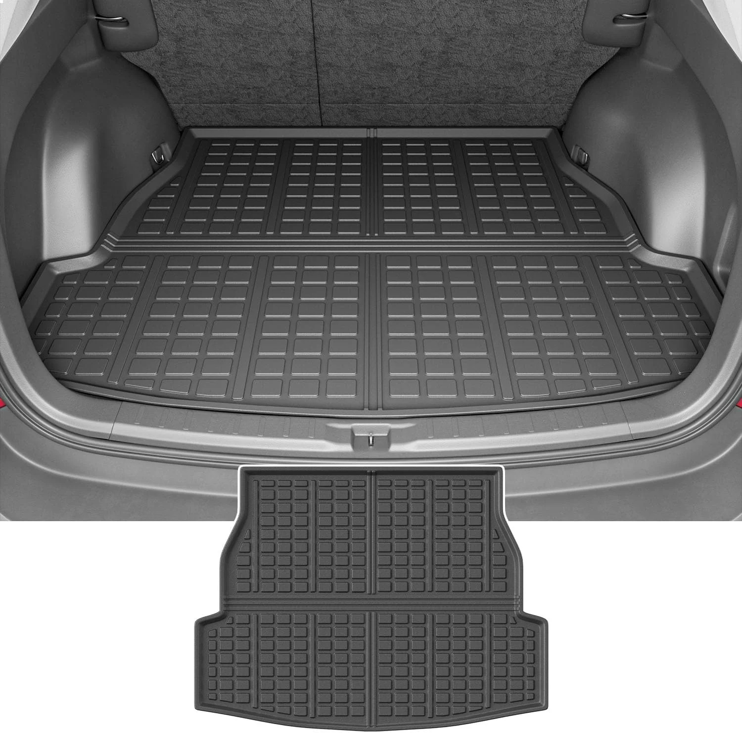 powoq Trunk Mat Compatible with 2019 2020 2021 2022 2023 2024 2025 Toyota RAV4 C