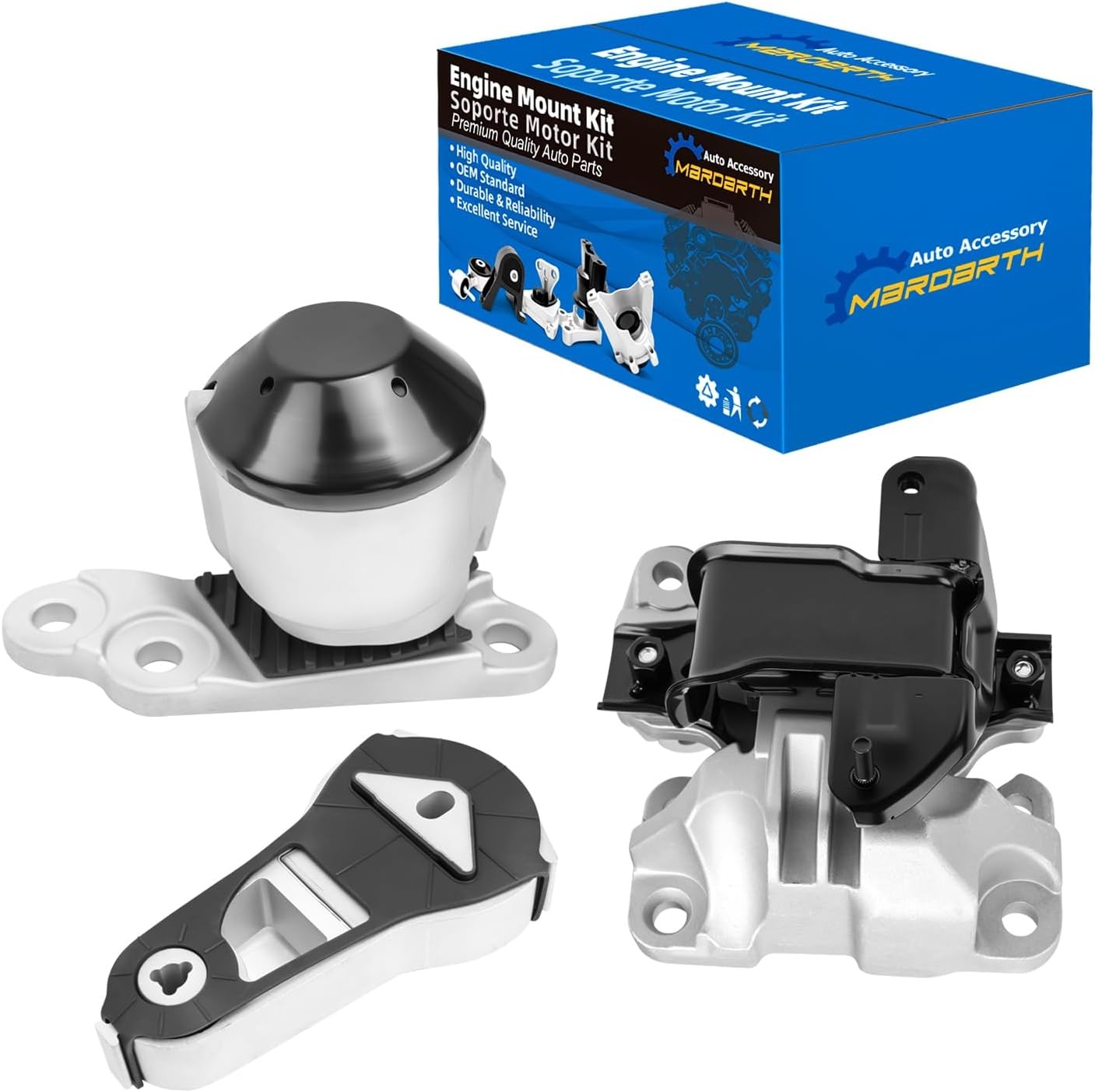 Engine Mount Set 3Pcs Explorer 2011-2015 3.5L Automatic Transmission