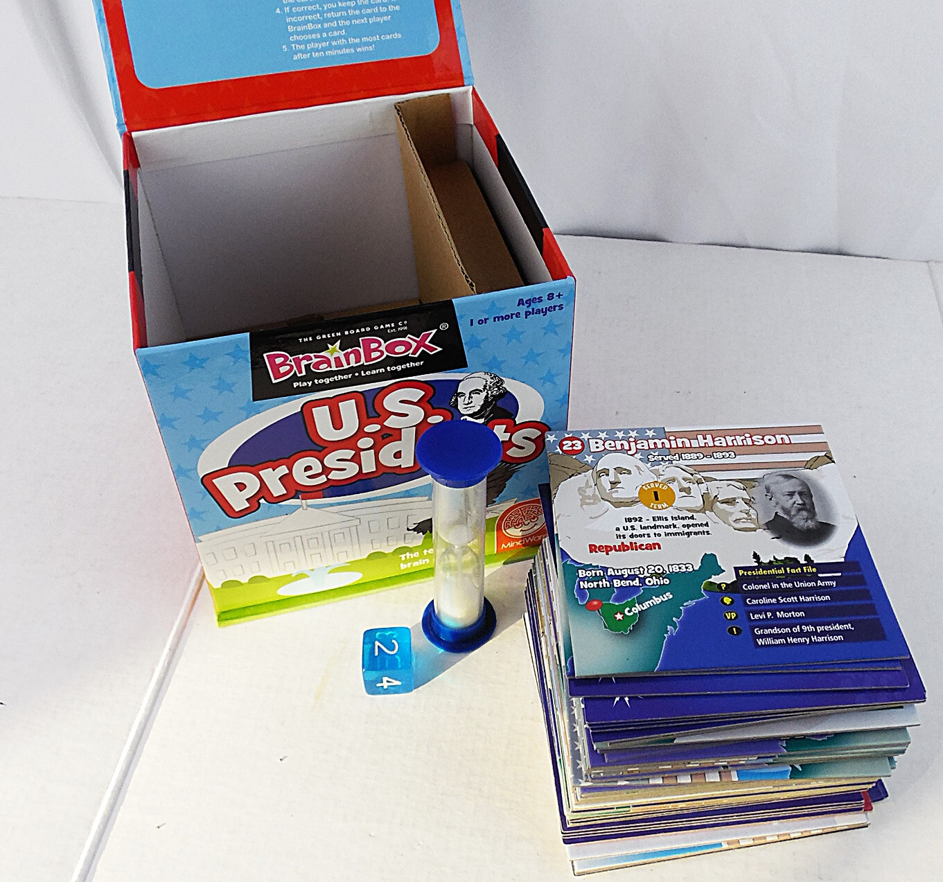 MindWare BrainBox – U.S. Presidents Brain Challenge Game – ages 8+