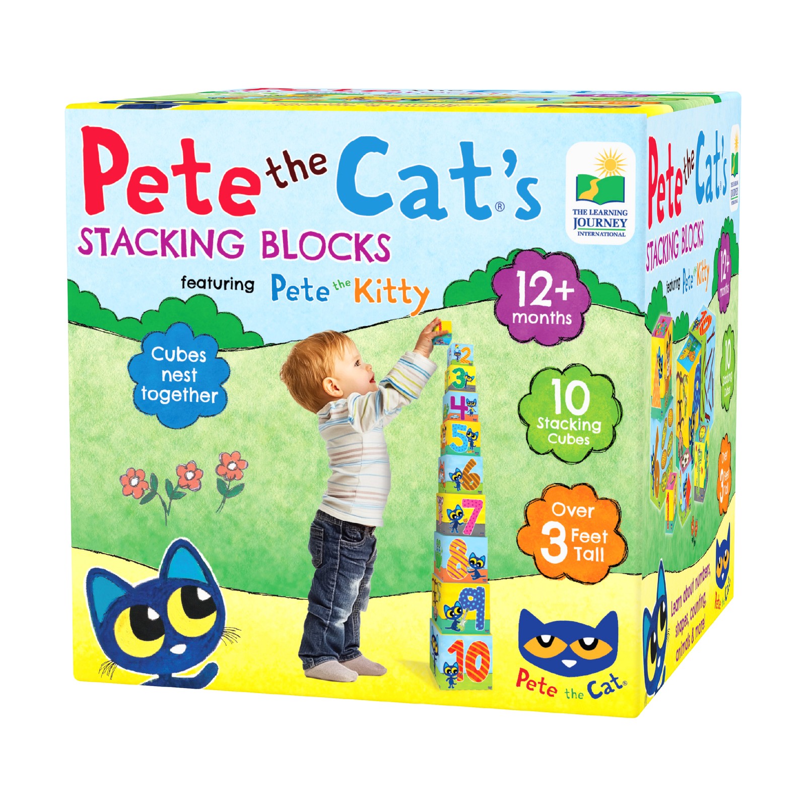 The Learning Journey Pete the Cat’s Stacking Blocks featuring Pete the Kitty
