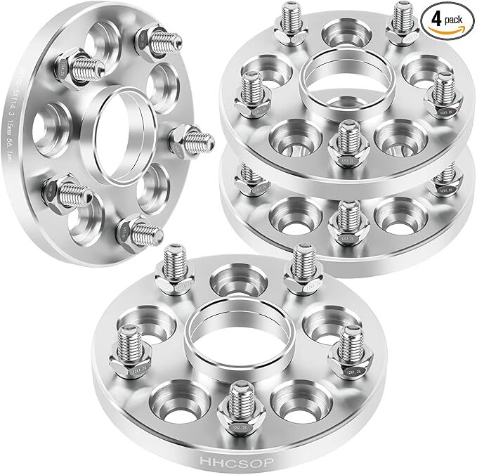 5×100 to 5×114.3 Forged Wheel Spacer 15mm for Subaru Impreza BRZ Baja Forester