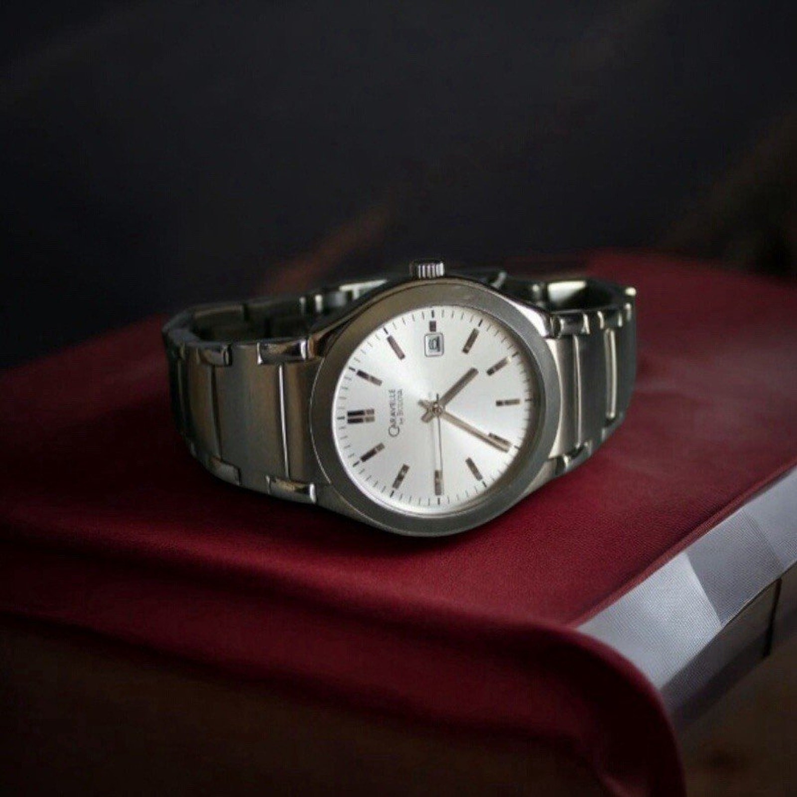 Caravelle by Bulova Men’s Stainless Steel Quartz Watch with Date Display
