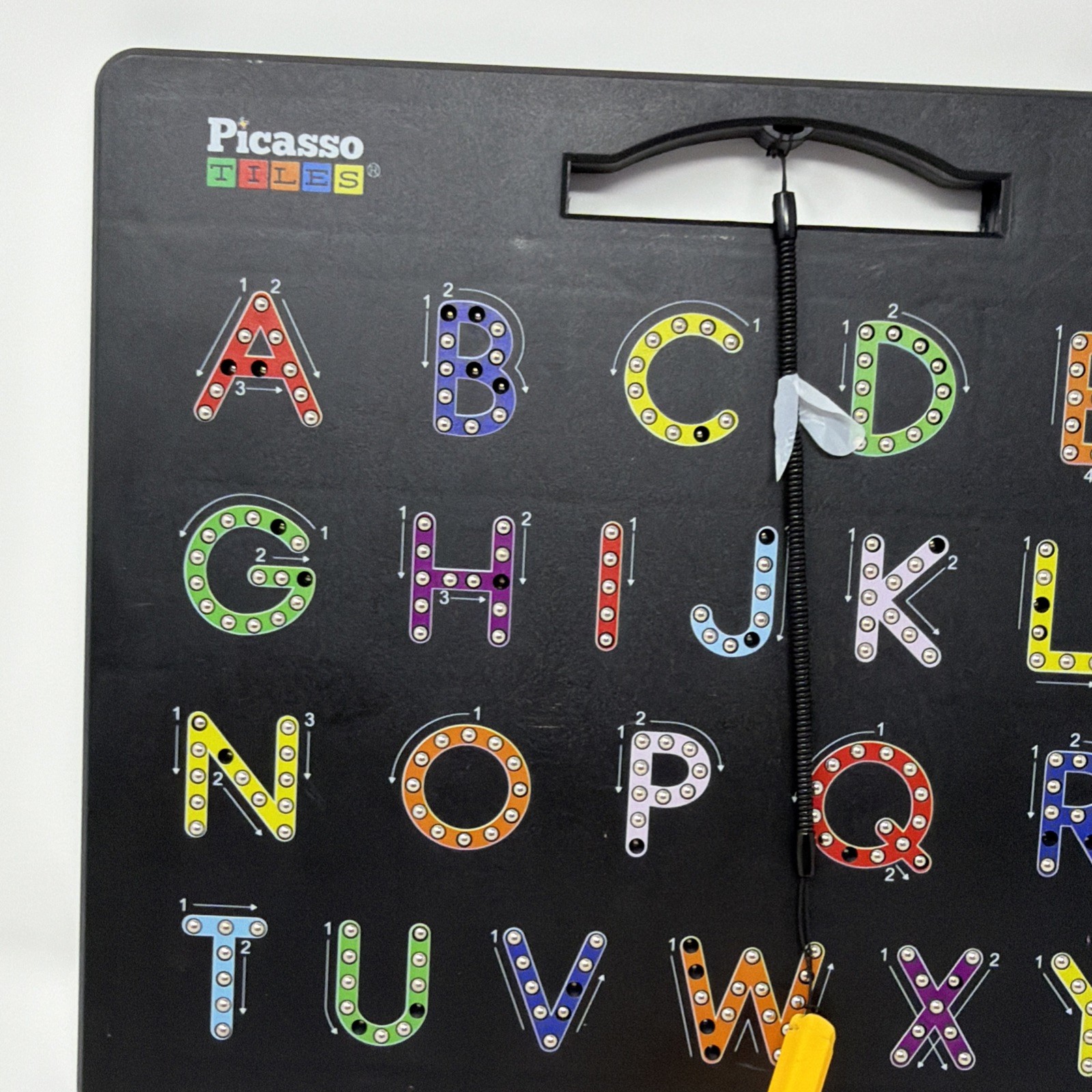 Picasso Tiles Magnetic Drawing Boards Alphabet Numbers Tracing Lot Set of 2