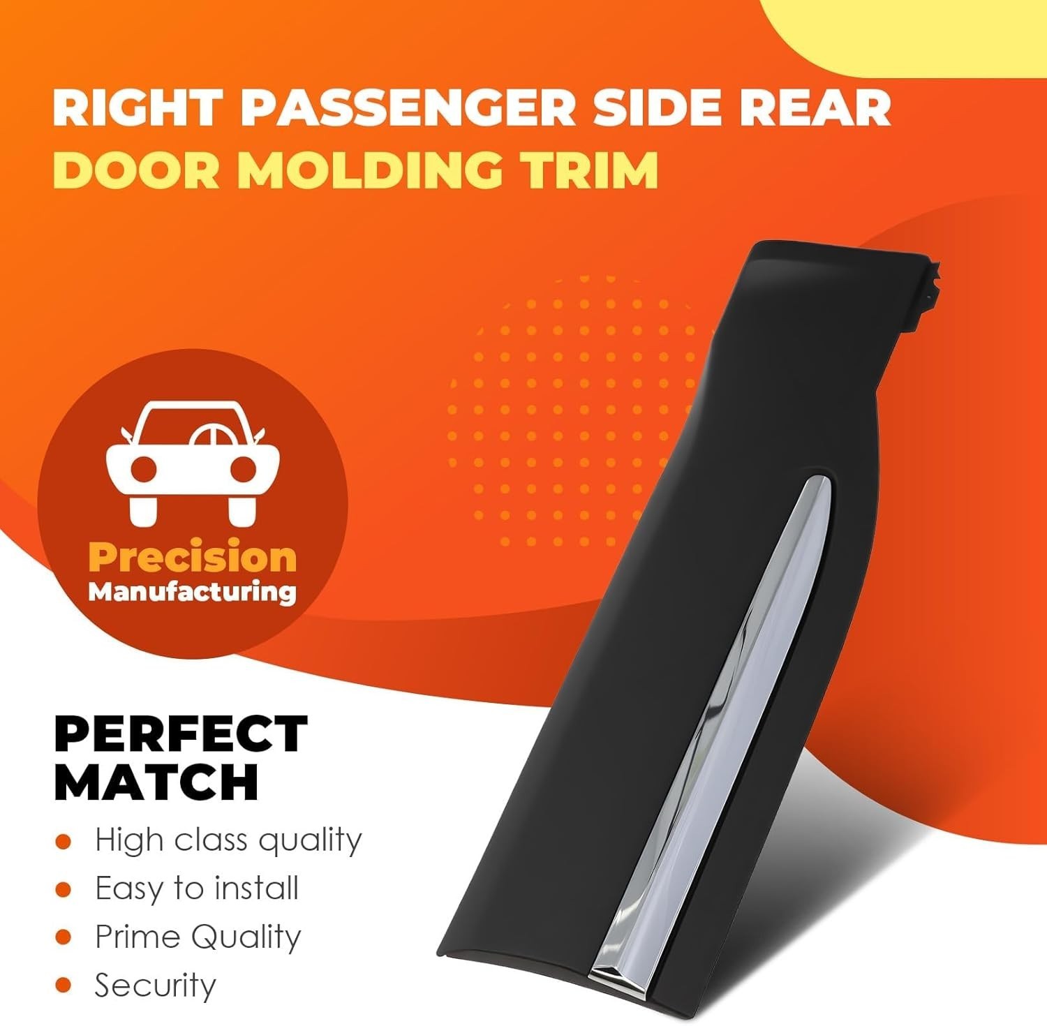 Explorer 2020-2022 Rear Right Passenger Door Lower Molding Trim OEM Replace