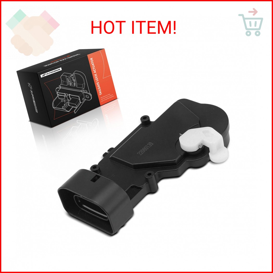 A-Premium Rear Liftgate Latch Actuator Compatible with Toyota Sequoia 2001-2007