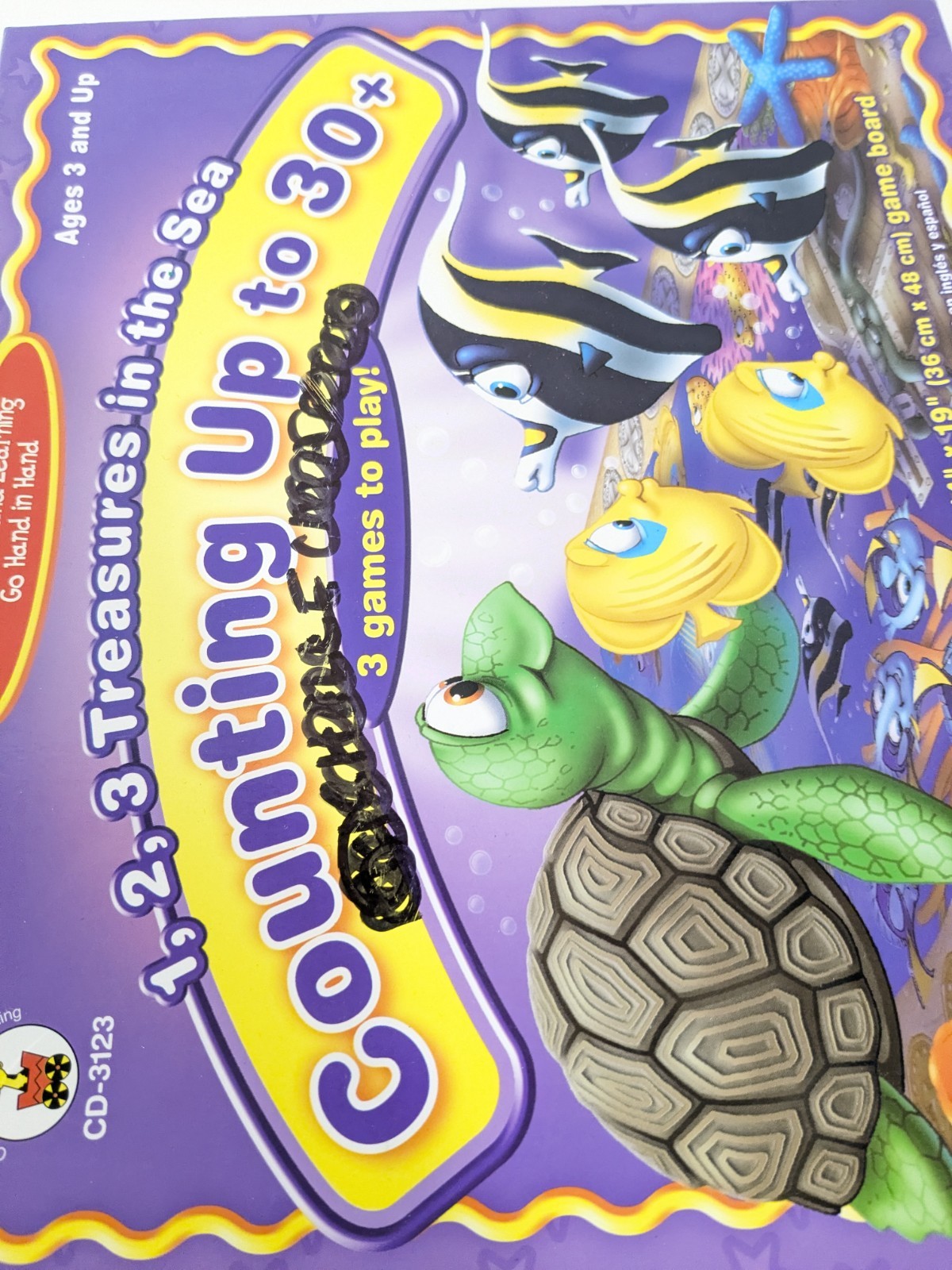 1-2-3 Treasures in the Sea Counting Up to 30 Learn Numbers Educational Game