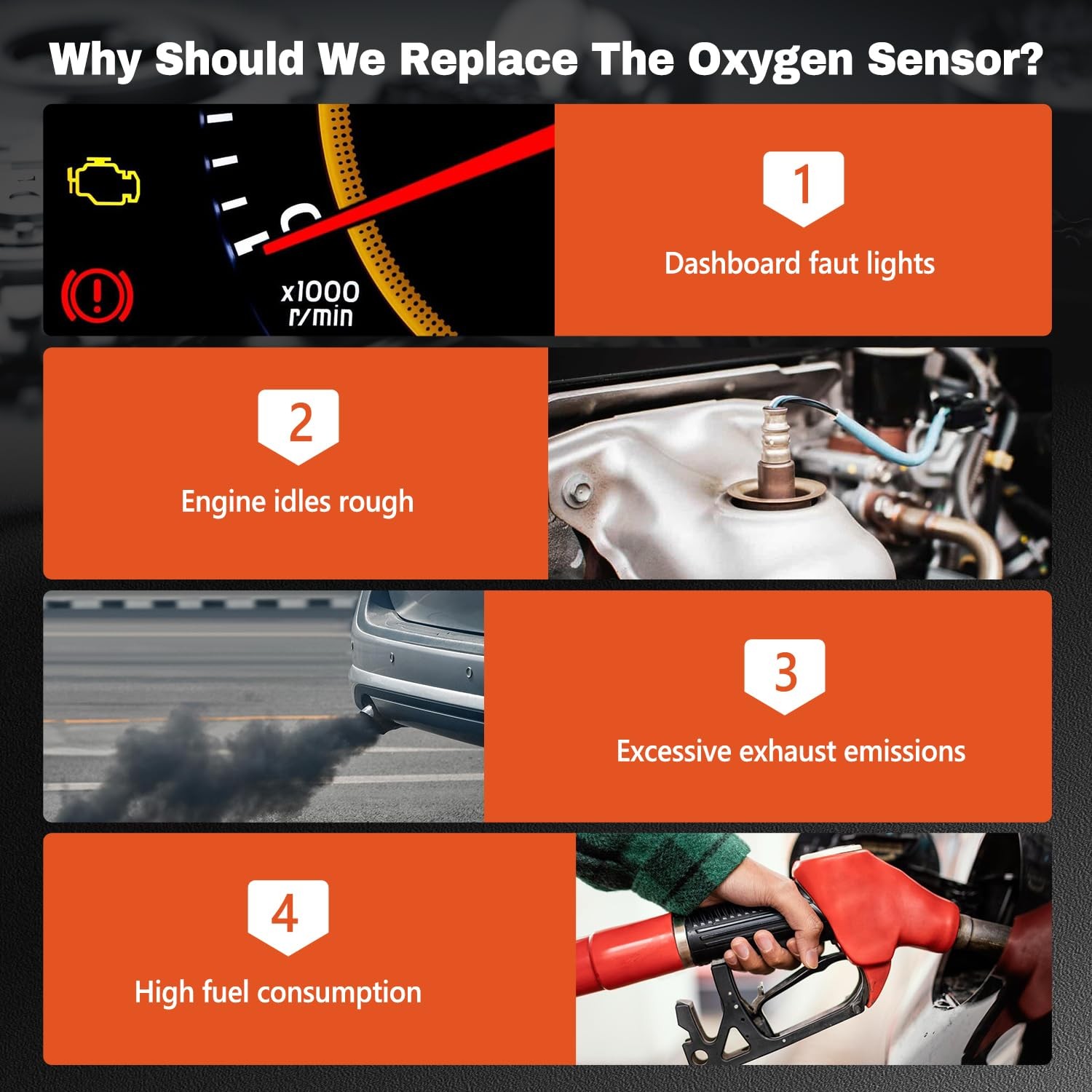 2PCS 15717 Oxygen Sensor Upstream Downstream O2 for Ford F150 F250 F350