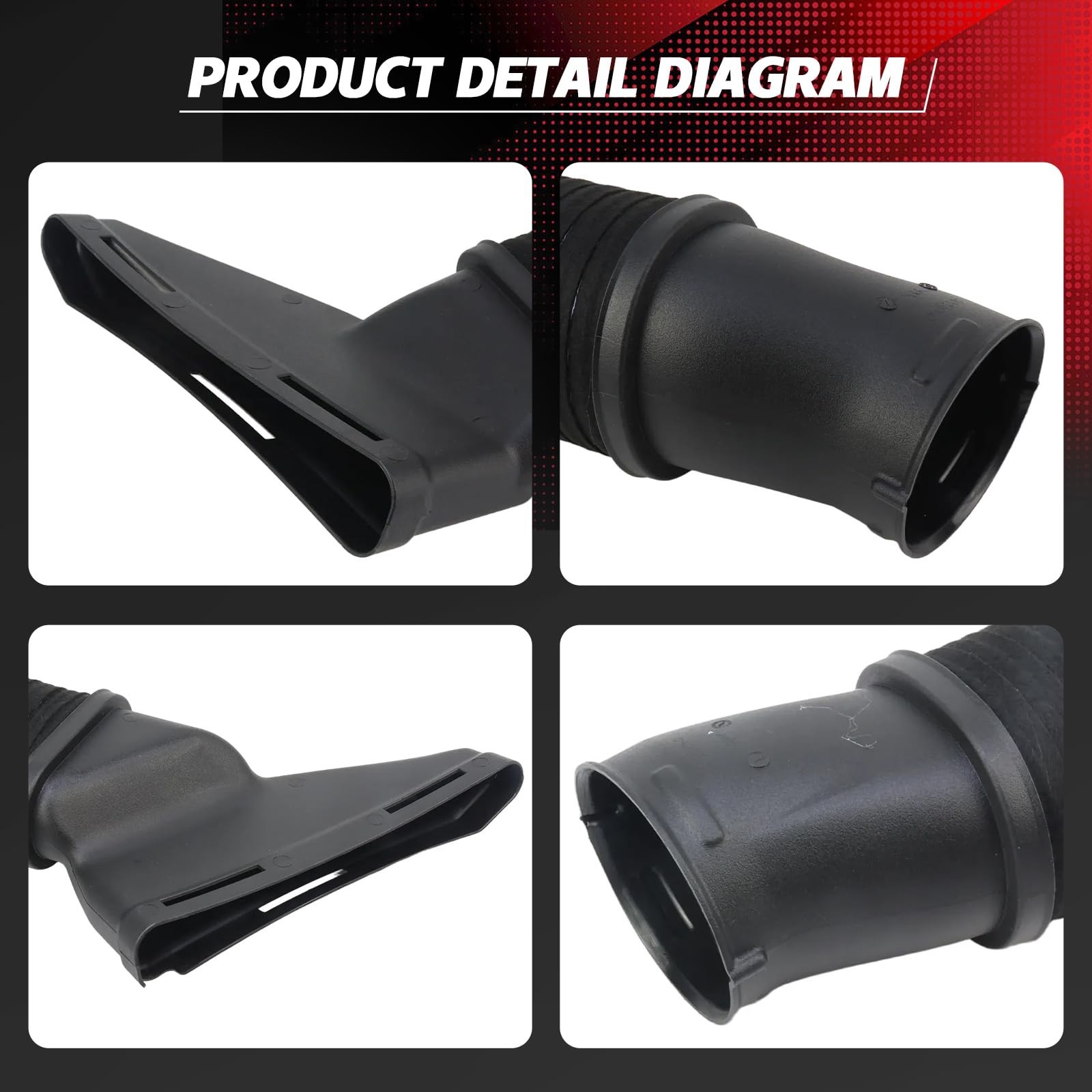 2780904982 2780905082 Air Intake Hose Kit Left & Right For Mercedes-Benz S-Cl…