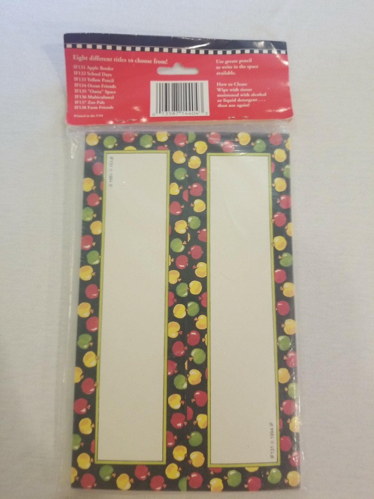 1994 VINTAGE Wipe N Write SEATING SIGNS 36 COUNT OF ONE DESIGN NIP NOS