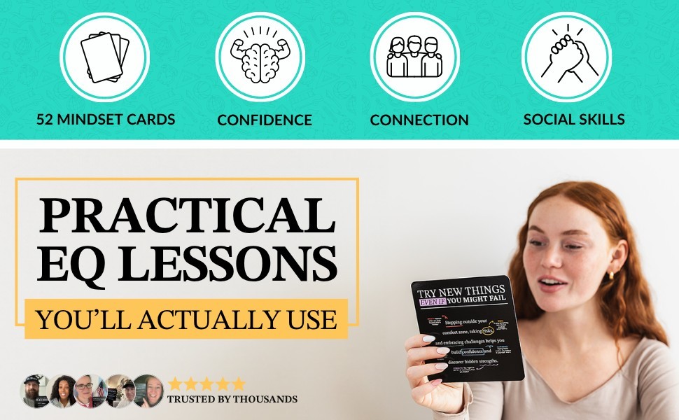 Emotional Intelligence Mindset Cards SEL Power Pack 52 Daily Habits