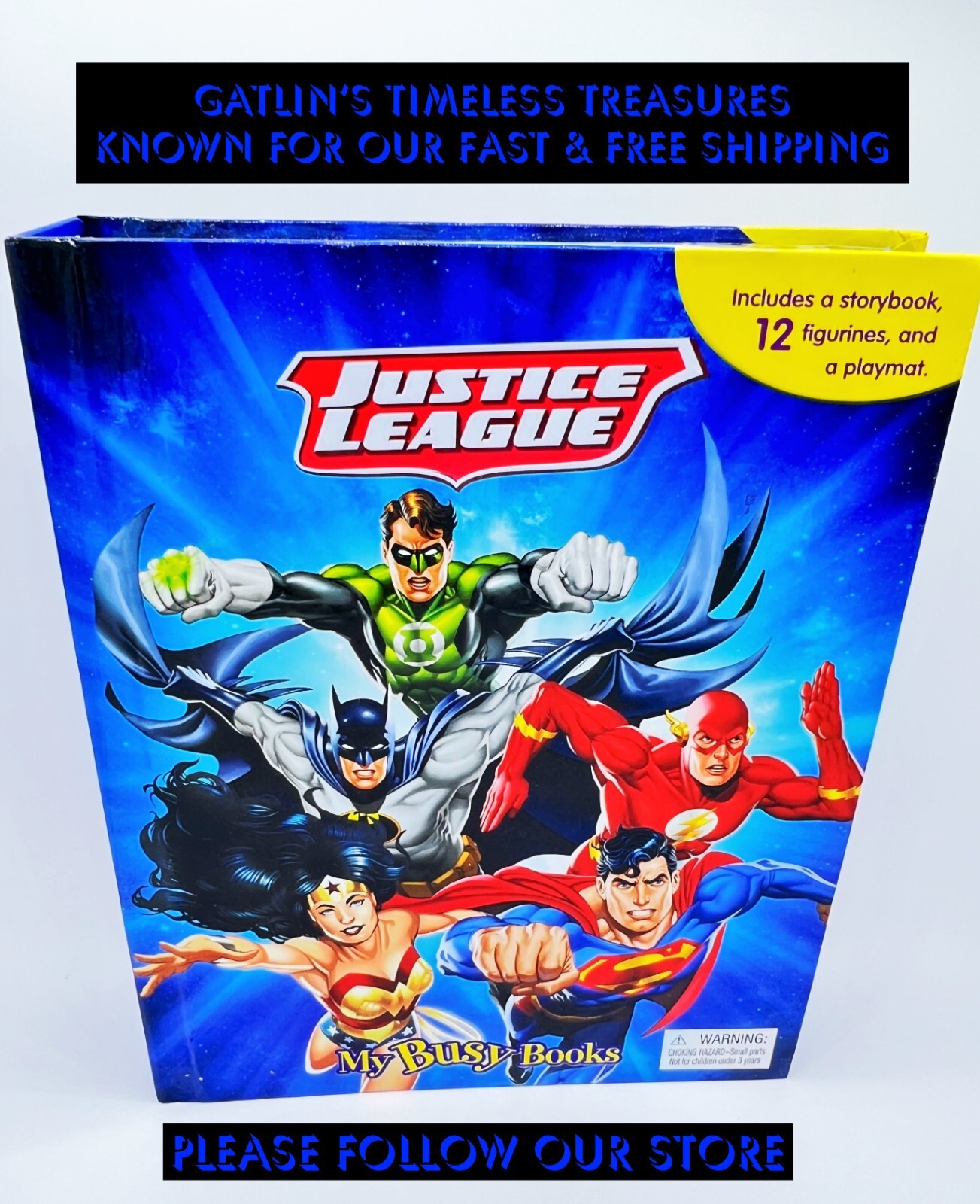 My Busy Books DC JUSTICE LEAGUE No Figures