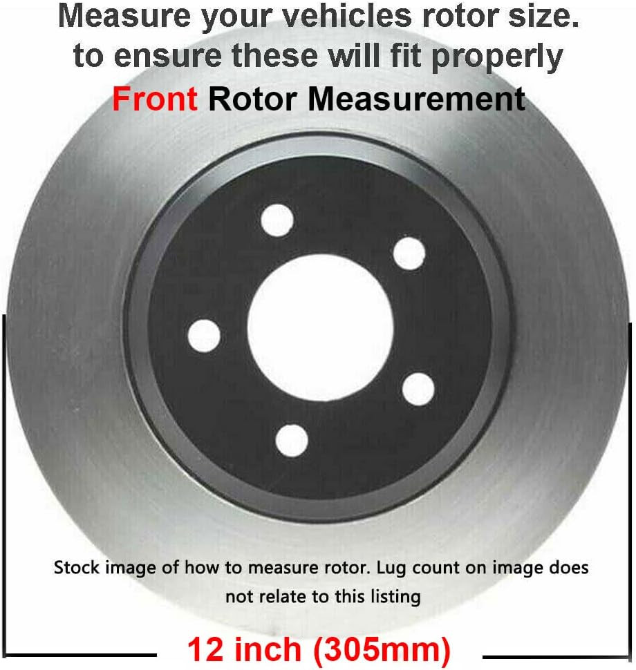 Detroit Axle – Front Brake Kit for Chevrolet GMC Silverado Suburban Sierra Savan