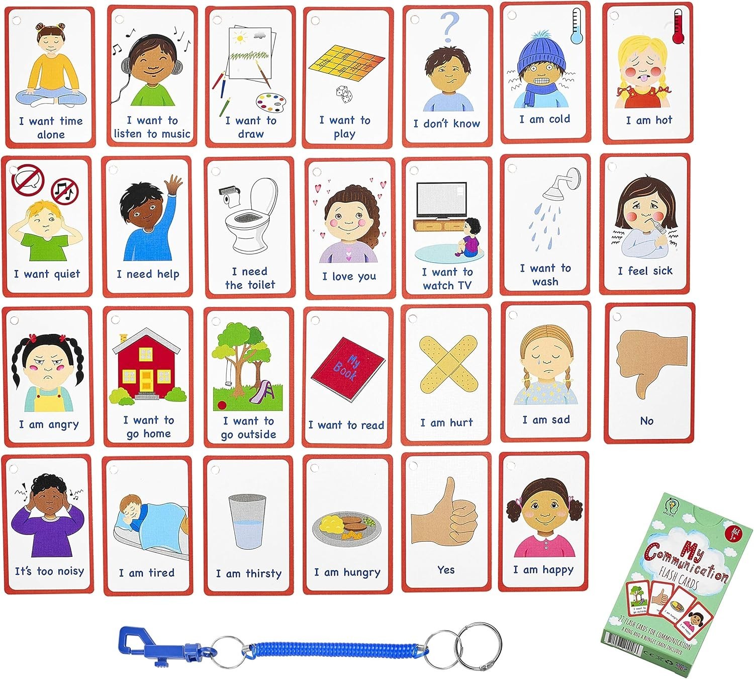 Special Needs My Communication Cards 27 PECS Flashcards for SEN, Special Ed, …
