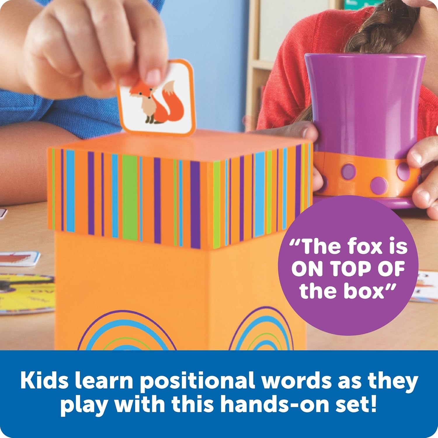 Learning Resources Fox in The Box Position Word Game
