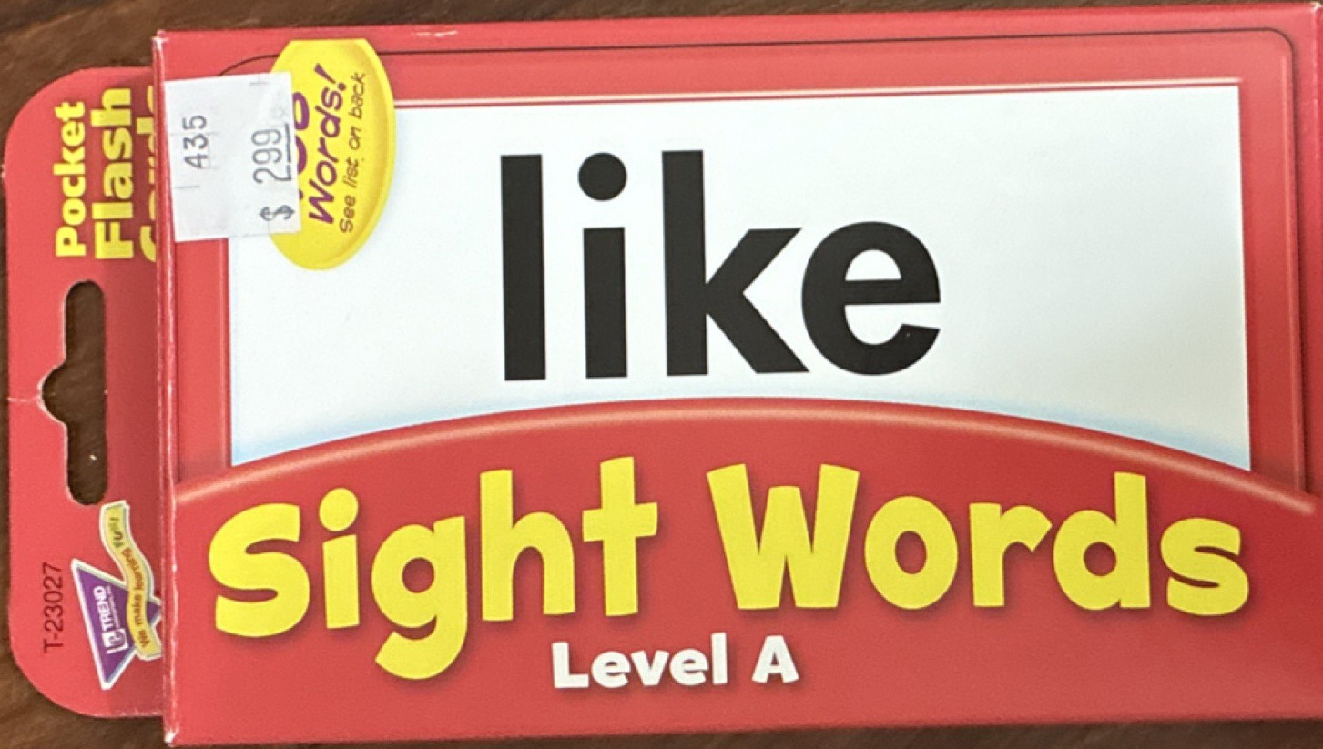 TREND enterprises Sight Words Level A Pocket Flash Cards T-23027, 54 Cards