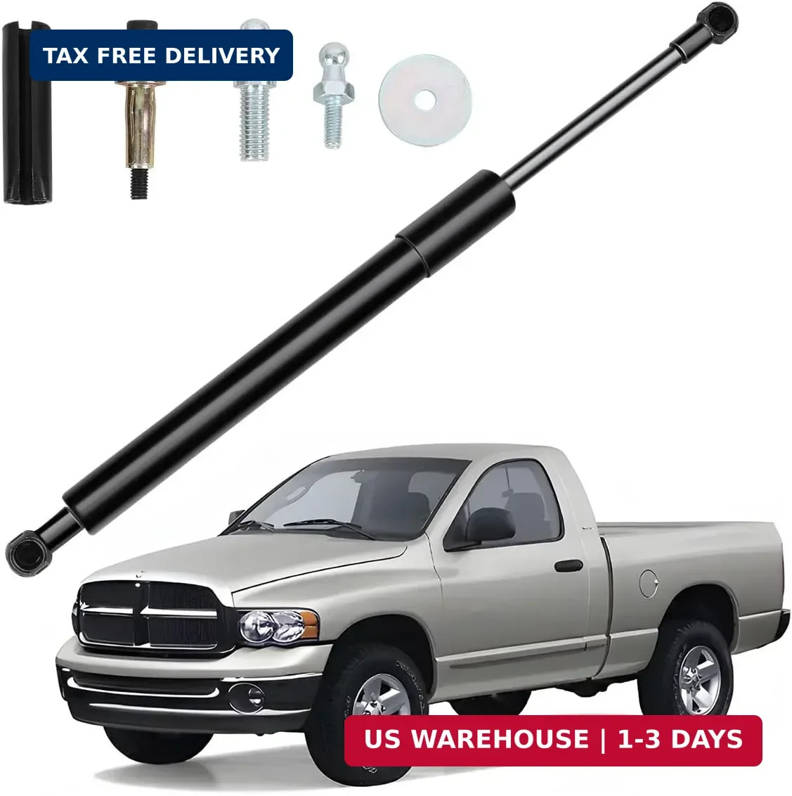 Pickup Tailgate Assist Shock fit for 2002-2008 Dodge Ram 1500/2003-2009 Ram 2500