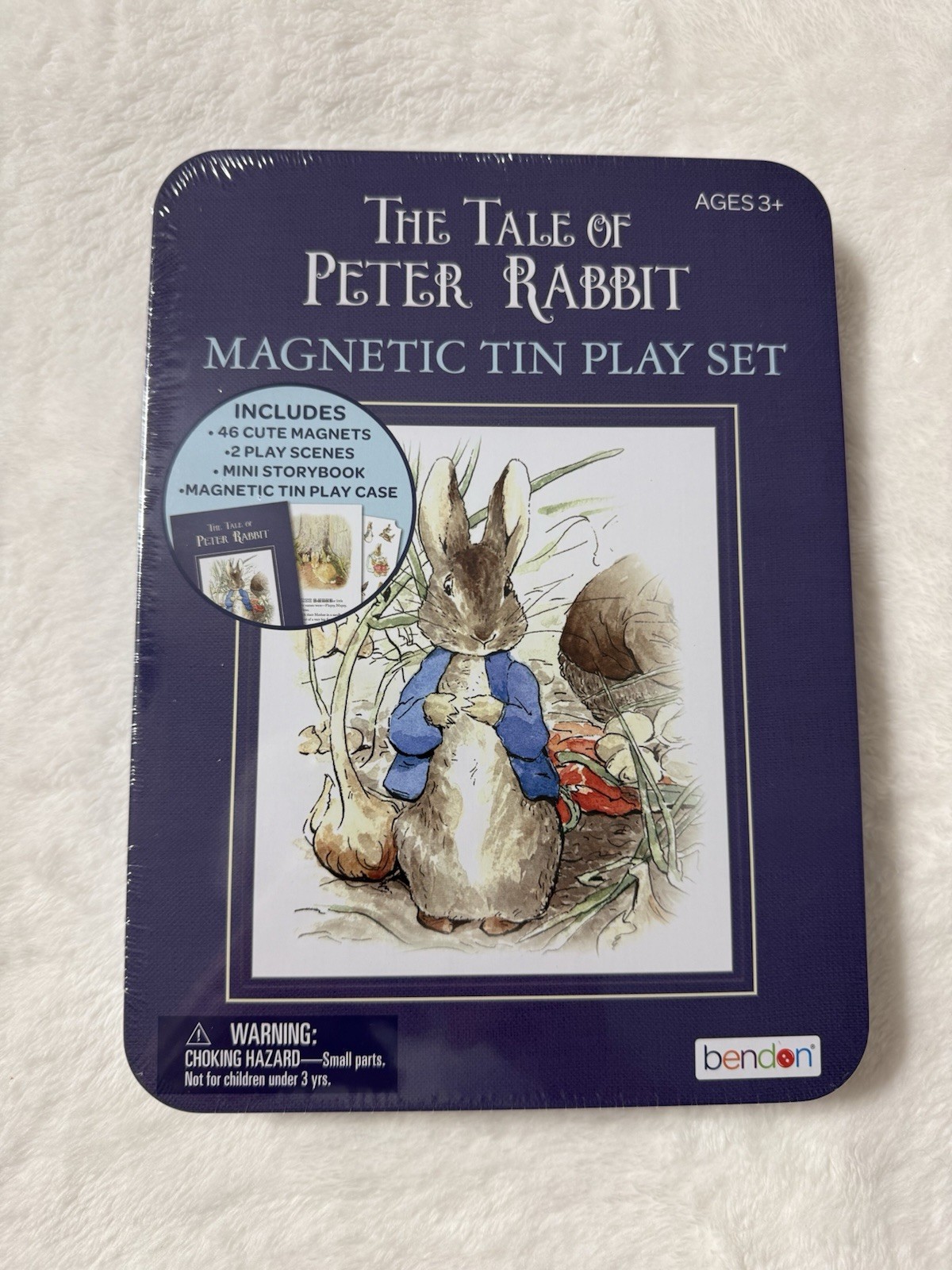 Magnetic Tin Play Set, The Tale of Peter Rabbit, Ages 3+, Brand New.