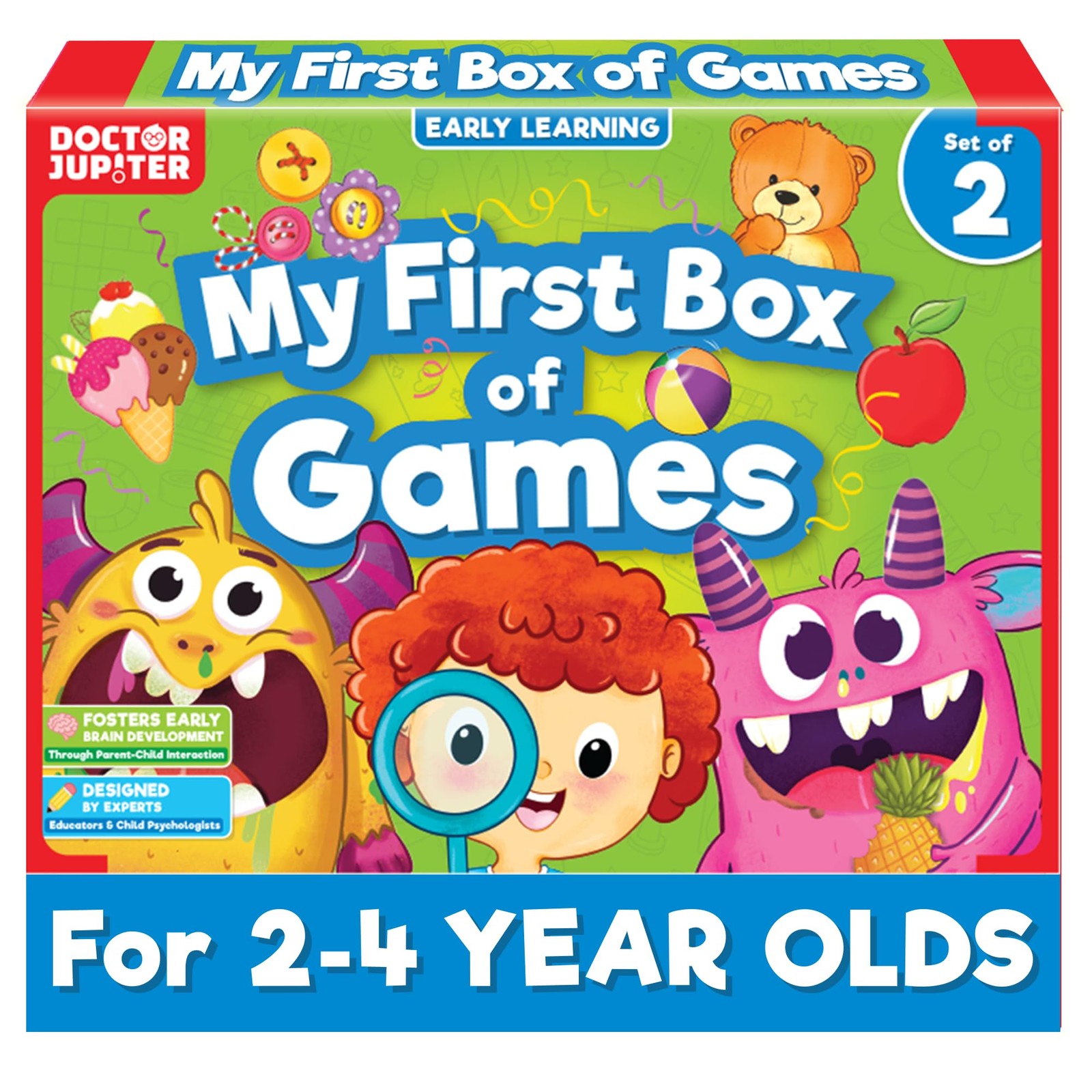 My First Box of Games for 2 to 4 | Birthday Gift for 2-4 Year Old Boys and Gi…