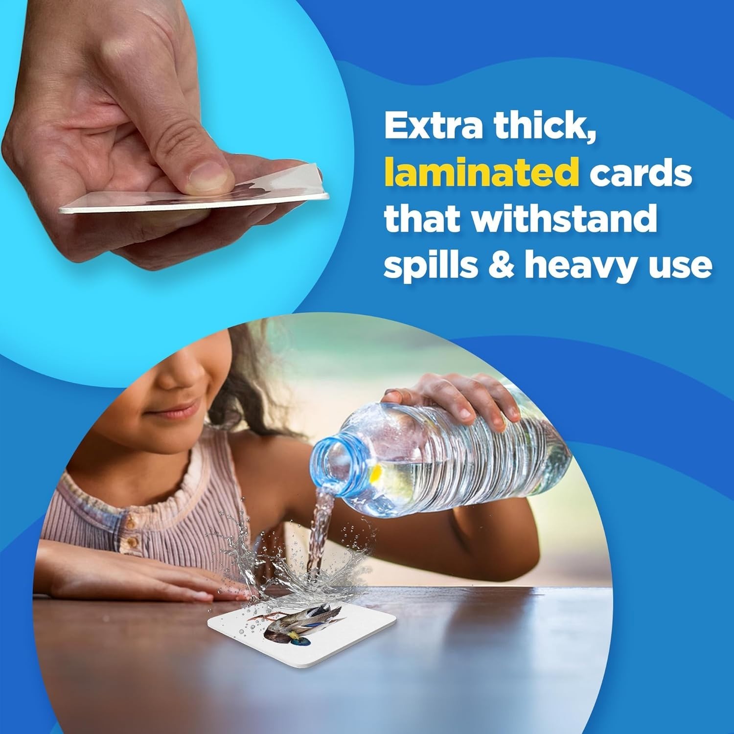 Durable First Nouns Flash Cards – 150 Non-Toxic Cards for Early Learning Fun