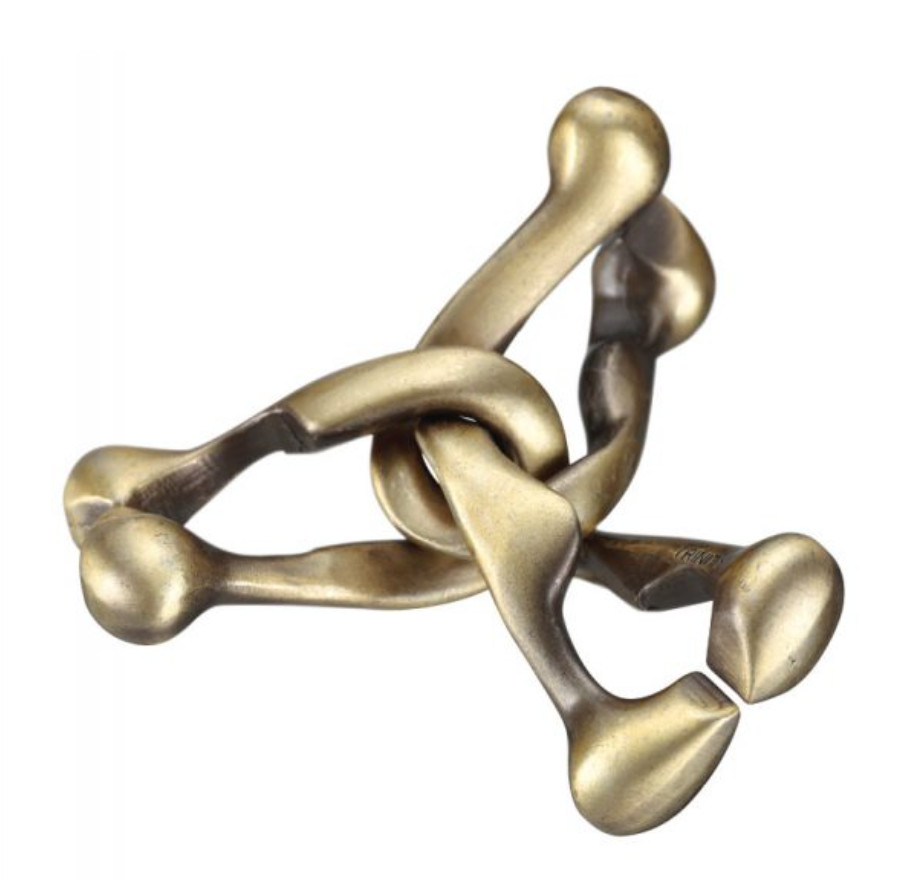 HUZZLE Hanayama Difficulty Level 6 Cast Series Brain Teaser Puzzle ring F/S