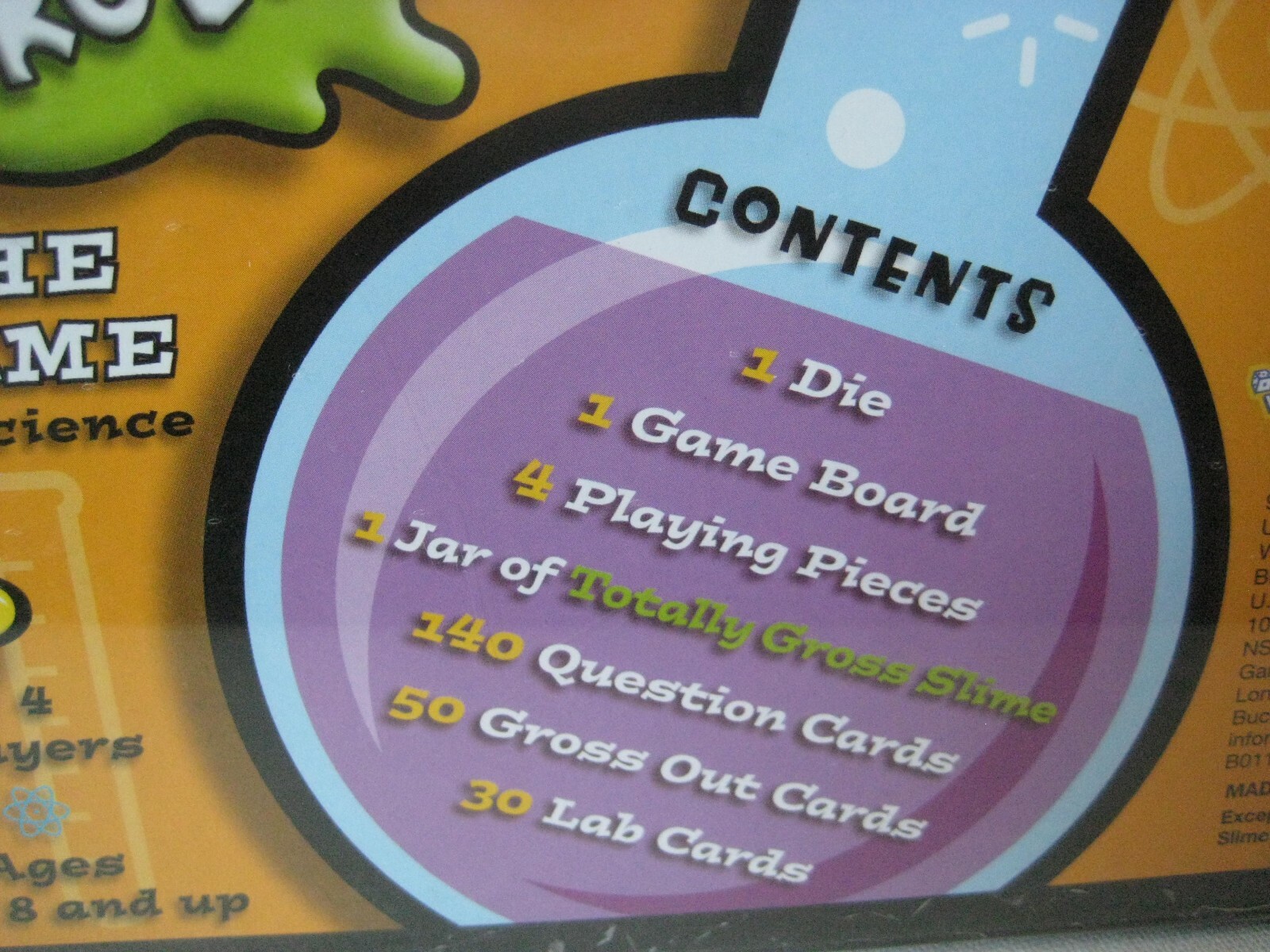 Totally Gross The Game Of Science – by University Games – 2015 ~ Board Game