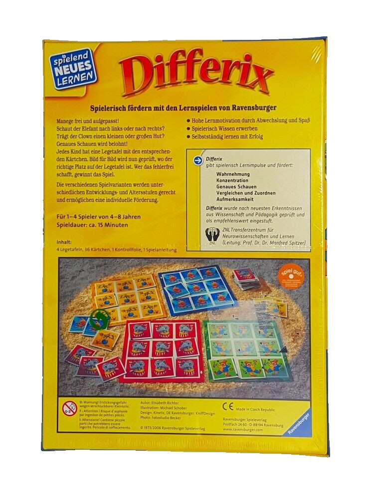 Children Placing Game Learning Differix Concentration Perception Look Colourful