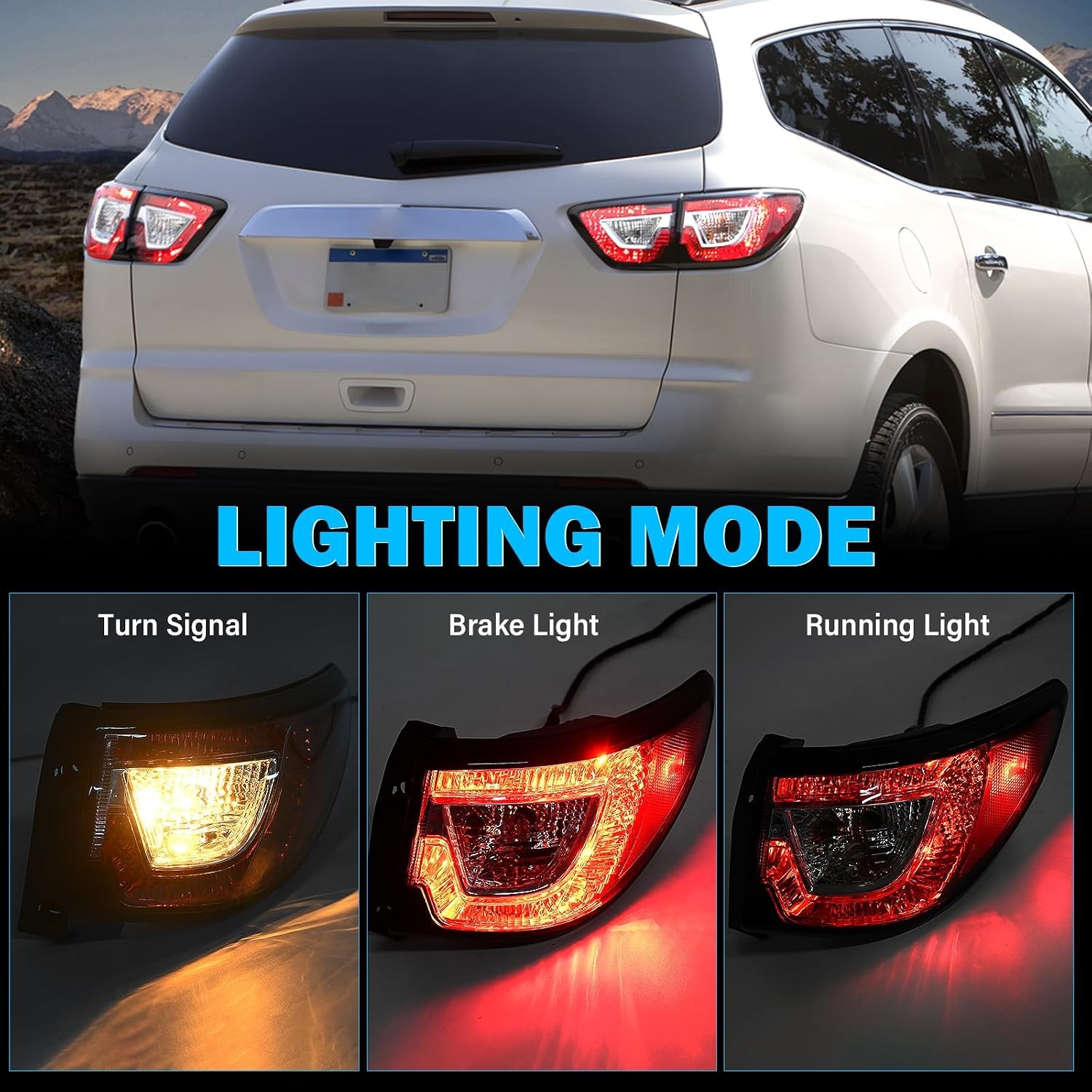 Traverse Right Tail Light 2013-2017 Passenger