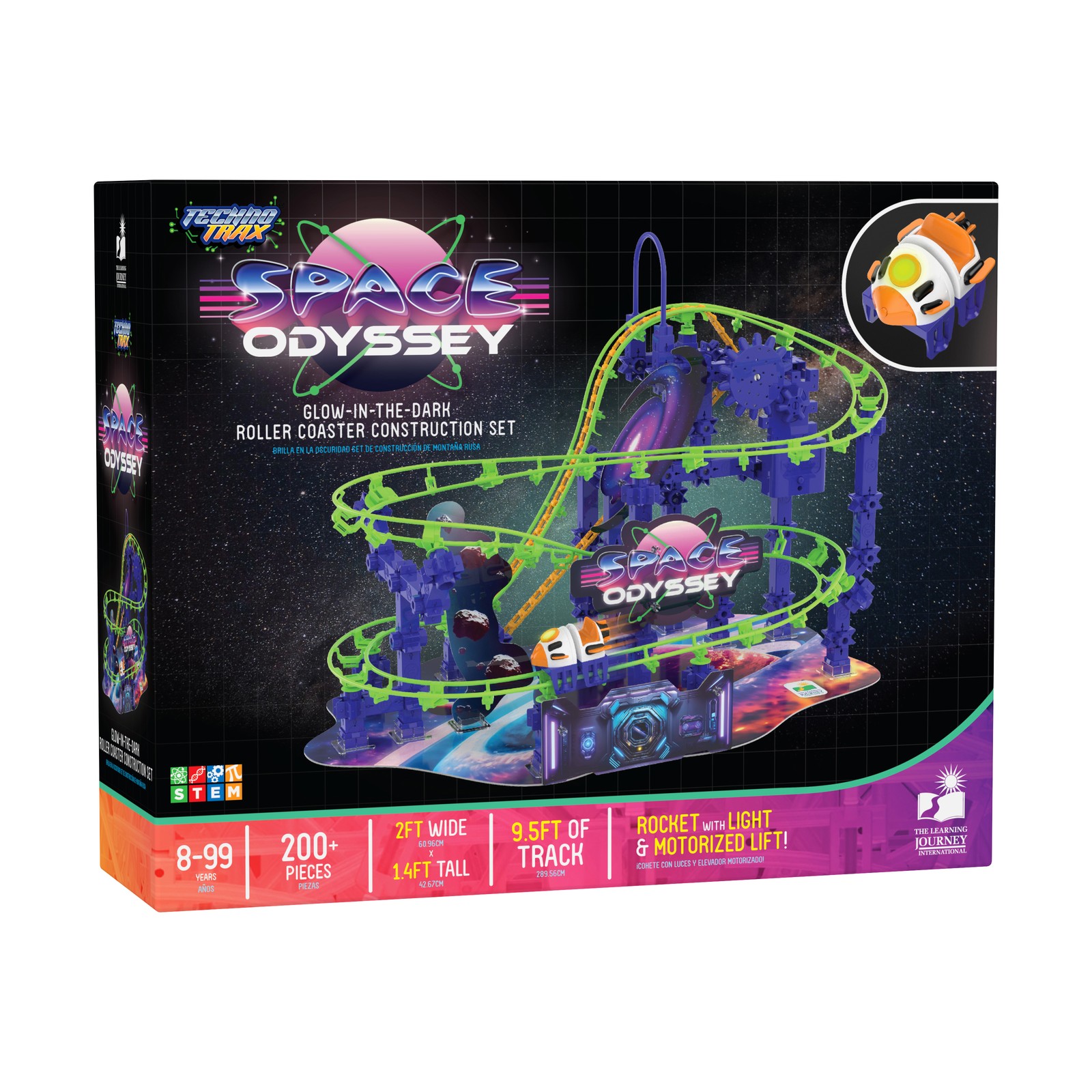 New – The Learning Journey Techno Trax – Space Odyssey: 200+ Pcs – Ages 8+