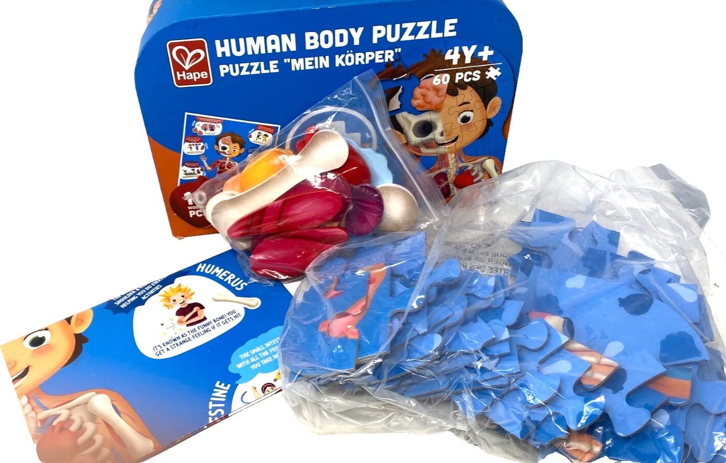Hape Human Body Educational Puzzle 60 Piezes Jigsaw Puzzle 4 years and up