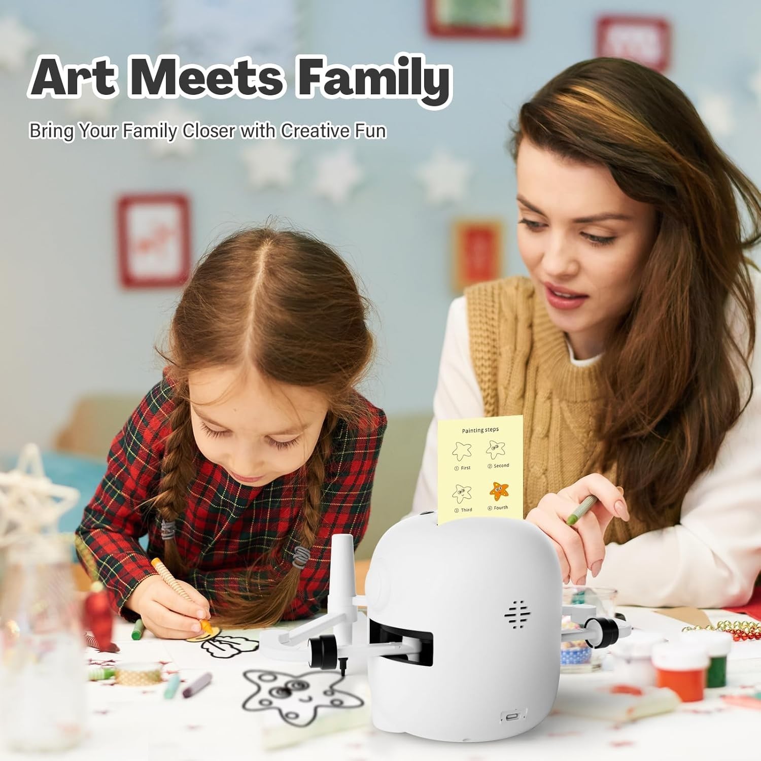 Complete Drawing Set for Kids with 150 Cards & Markers