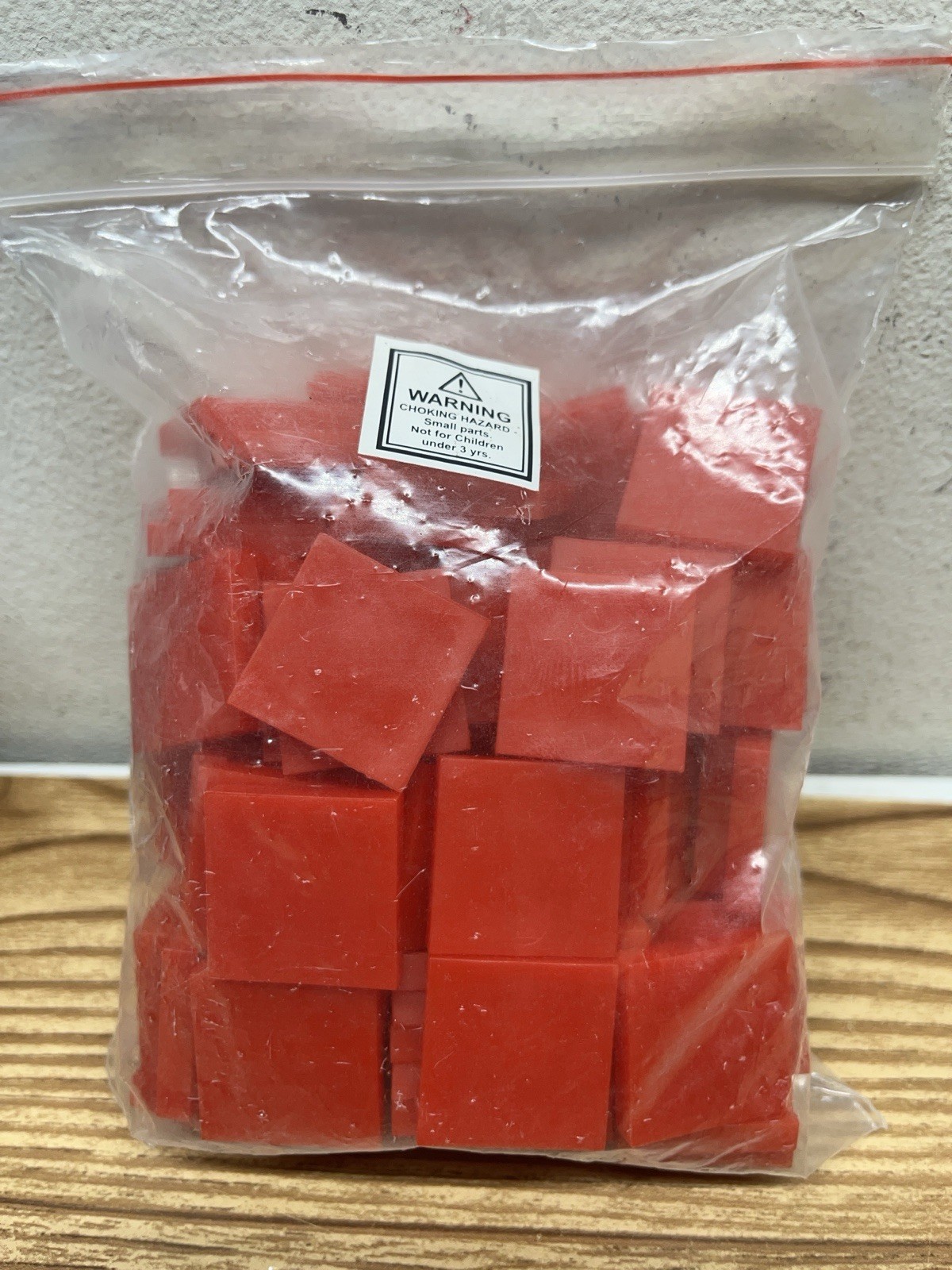 2-lbs Learning Resource 1″ Square Color Tiles Measure Sort Math Manipulative