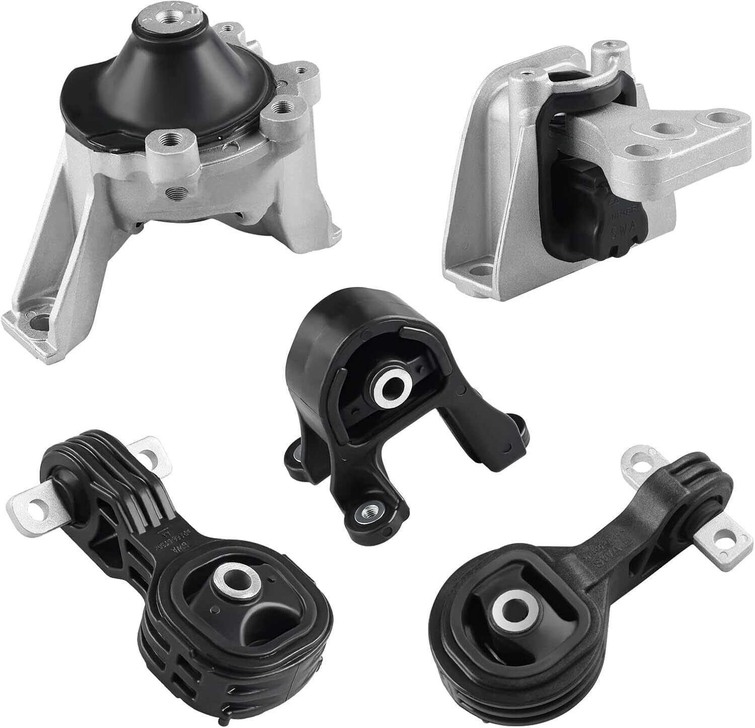 JDMON 5Pcs Engine Motor & Transmission Mount Replacement for Honda CR-V