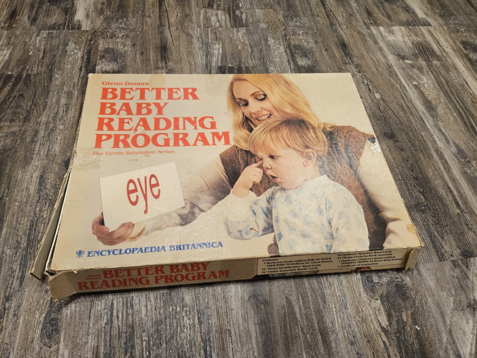 VINTAGE 1982 Glenn Doman Better Baby Reading Program Encyclopedia Britannica