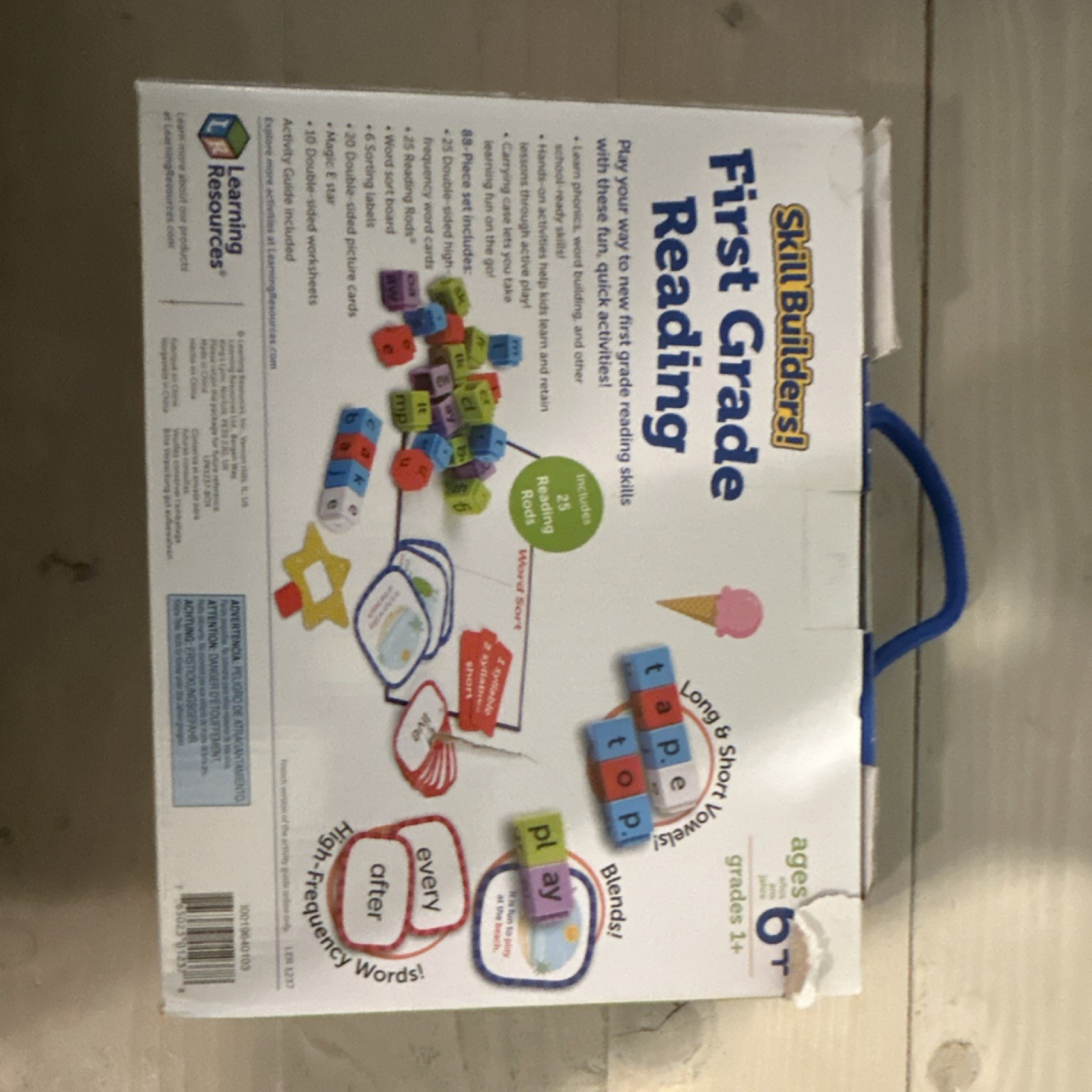 Learning Resources Skill Builders First Grade Reading/Phonics Activity Set 88pc