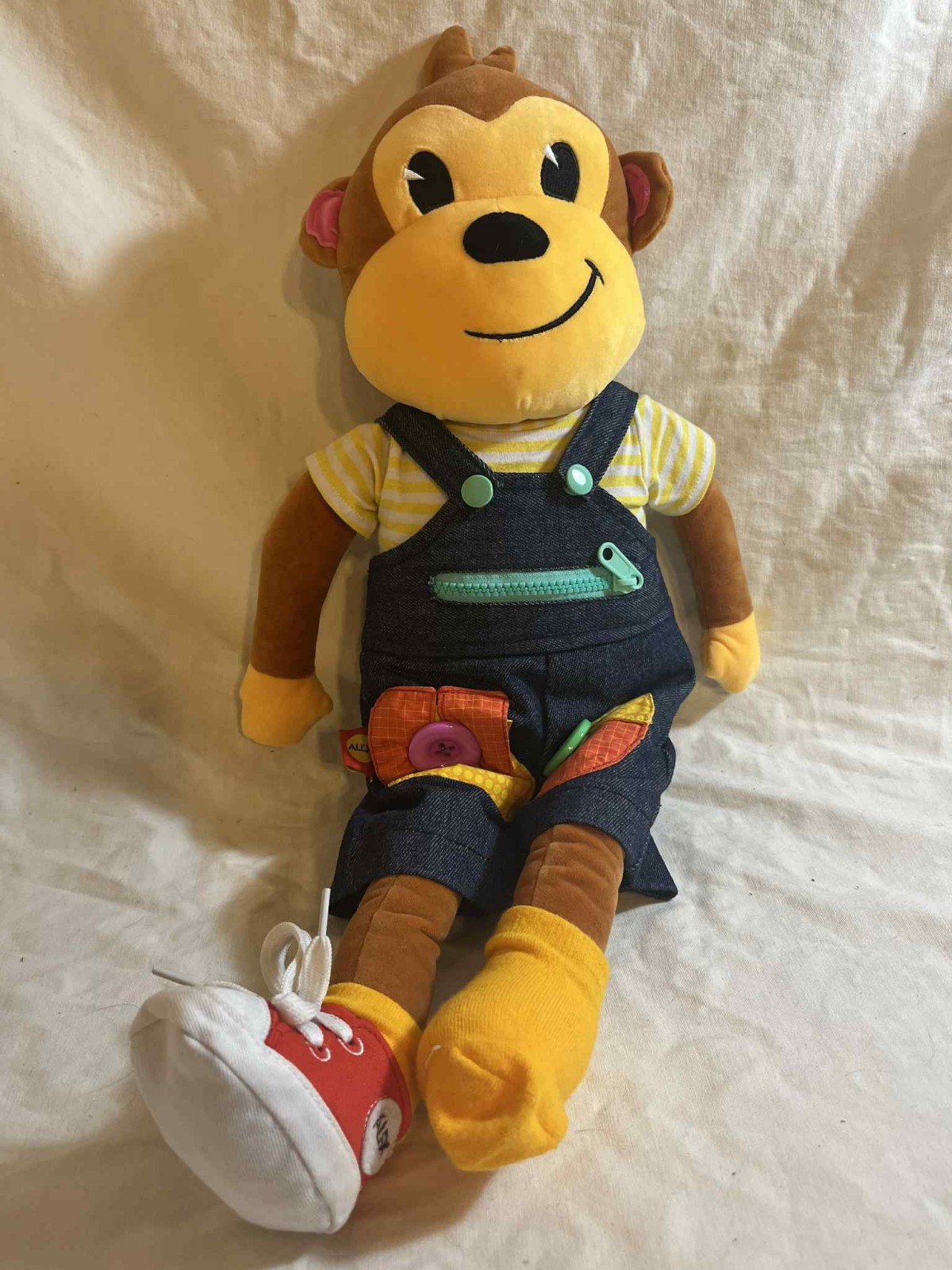 Alix Dress Up Monkey Doll Plush For Preschool