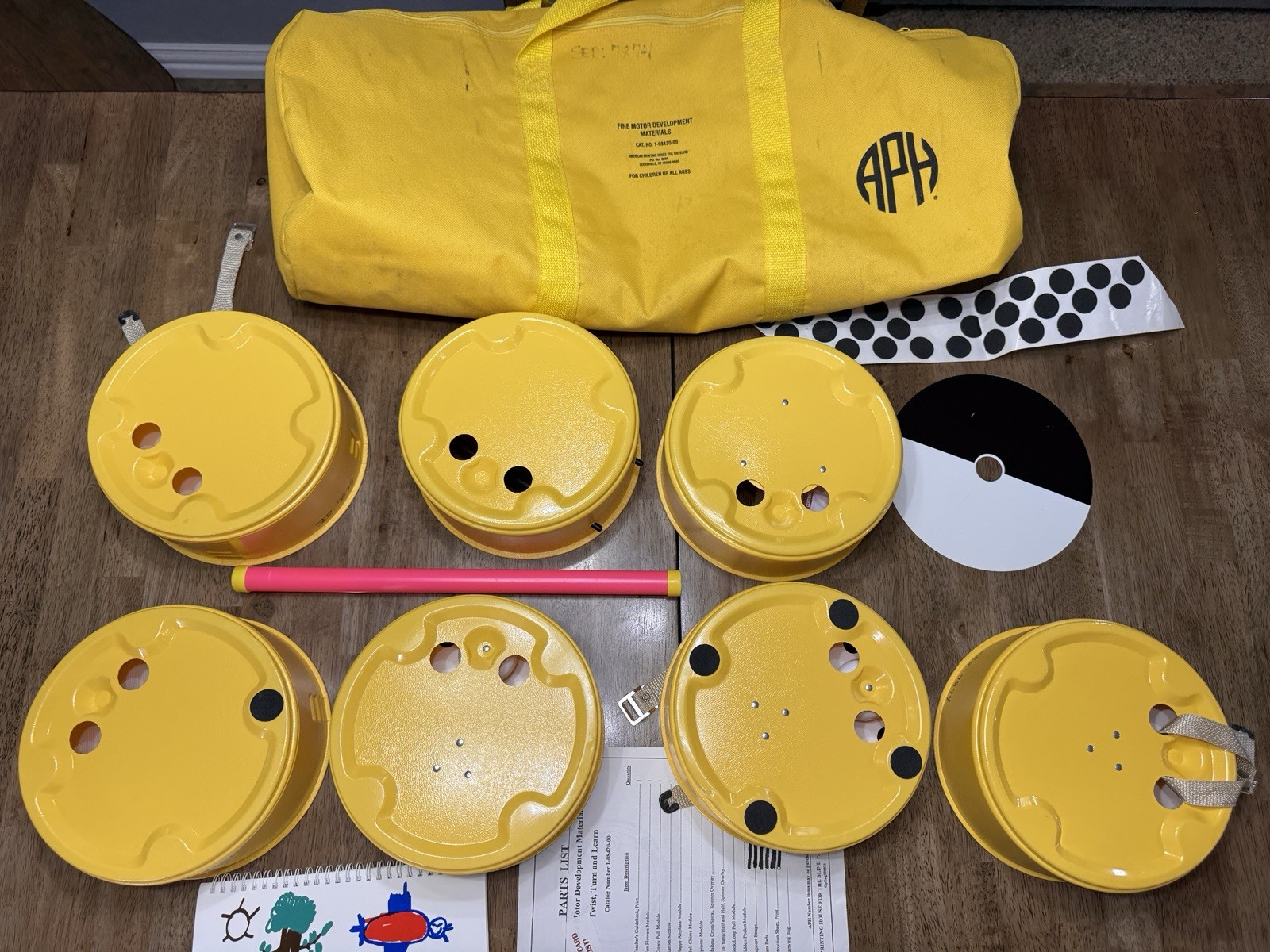 Fine Motor Development Material Kit APH & Carry Bag